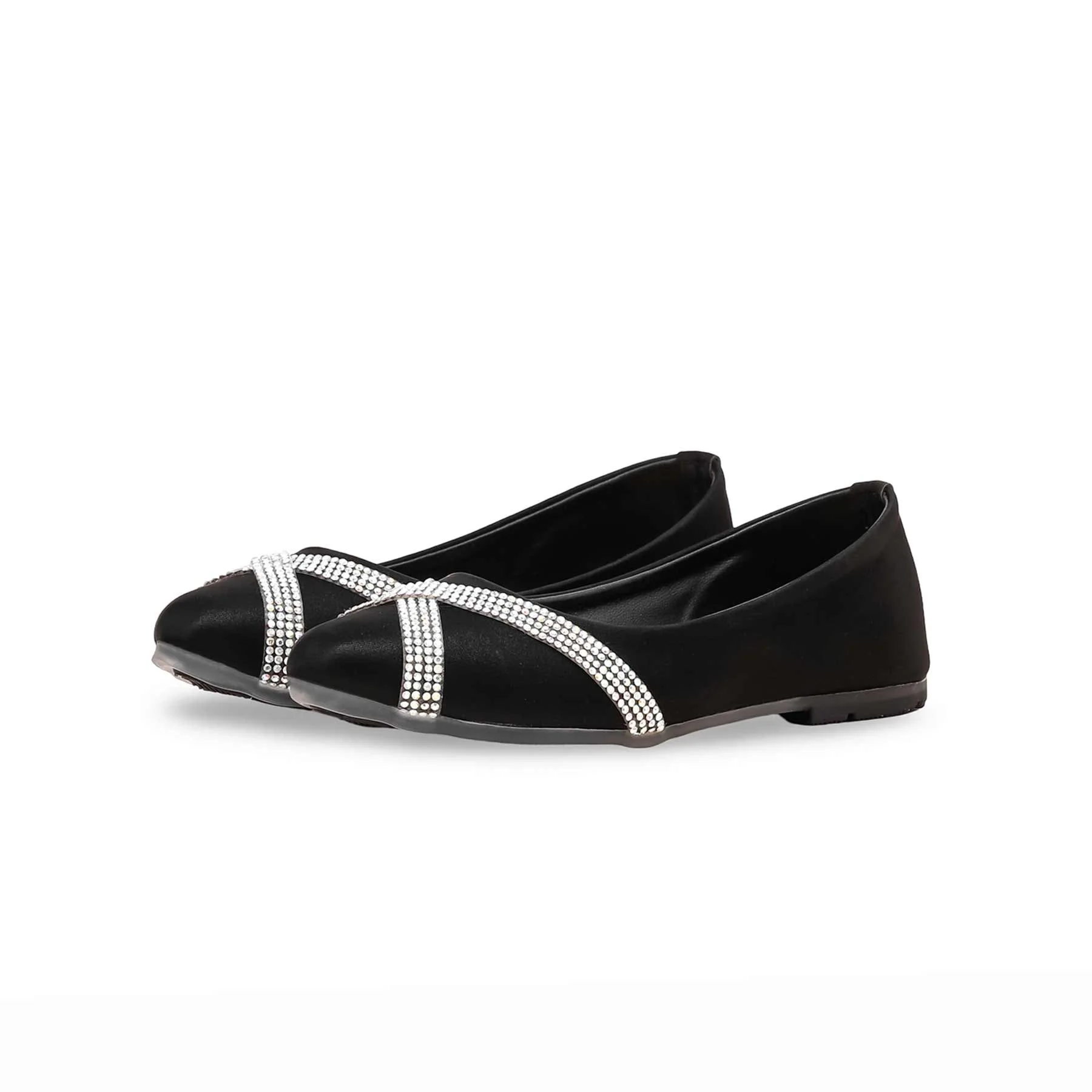 Girls Black Formal Pumps KD2372 - Image 3