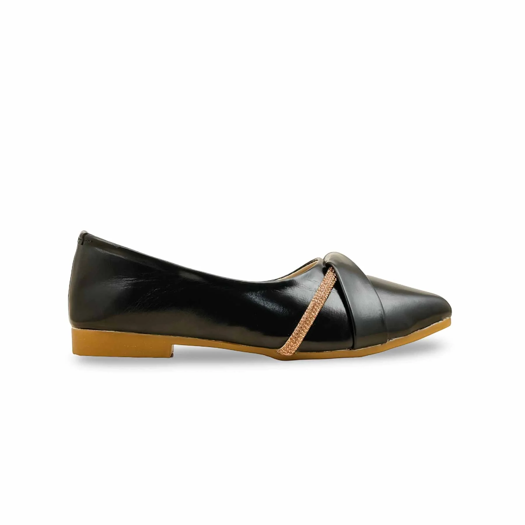 Girls Black Formal Pumps KD2637 - Image 2