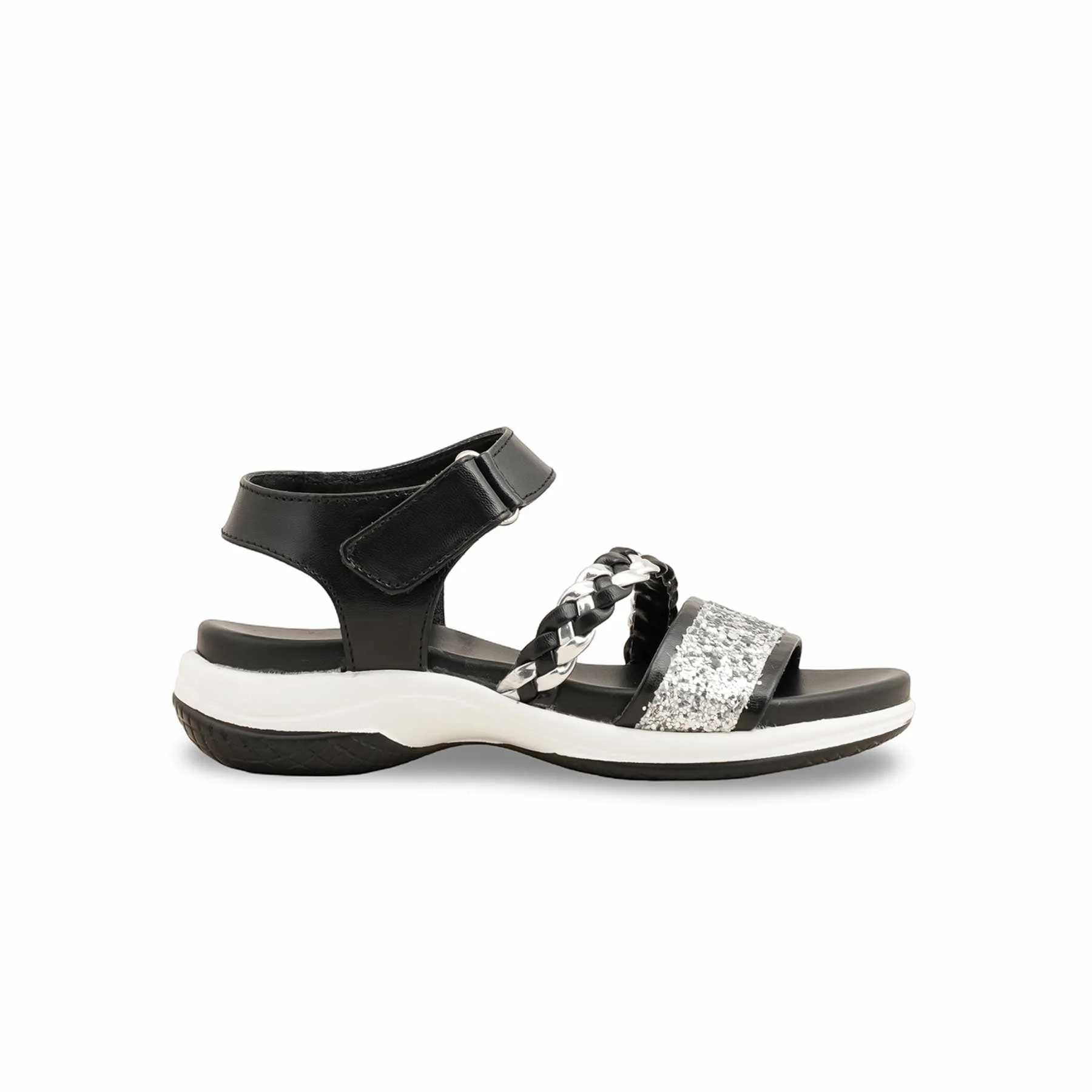 Girls Black Formal Sandal KD5714 - Image 2