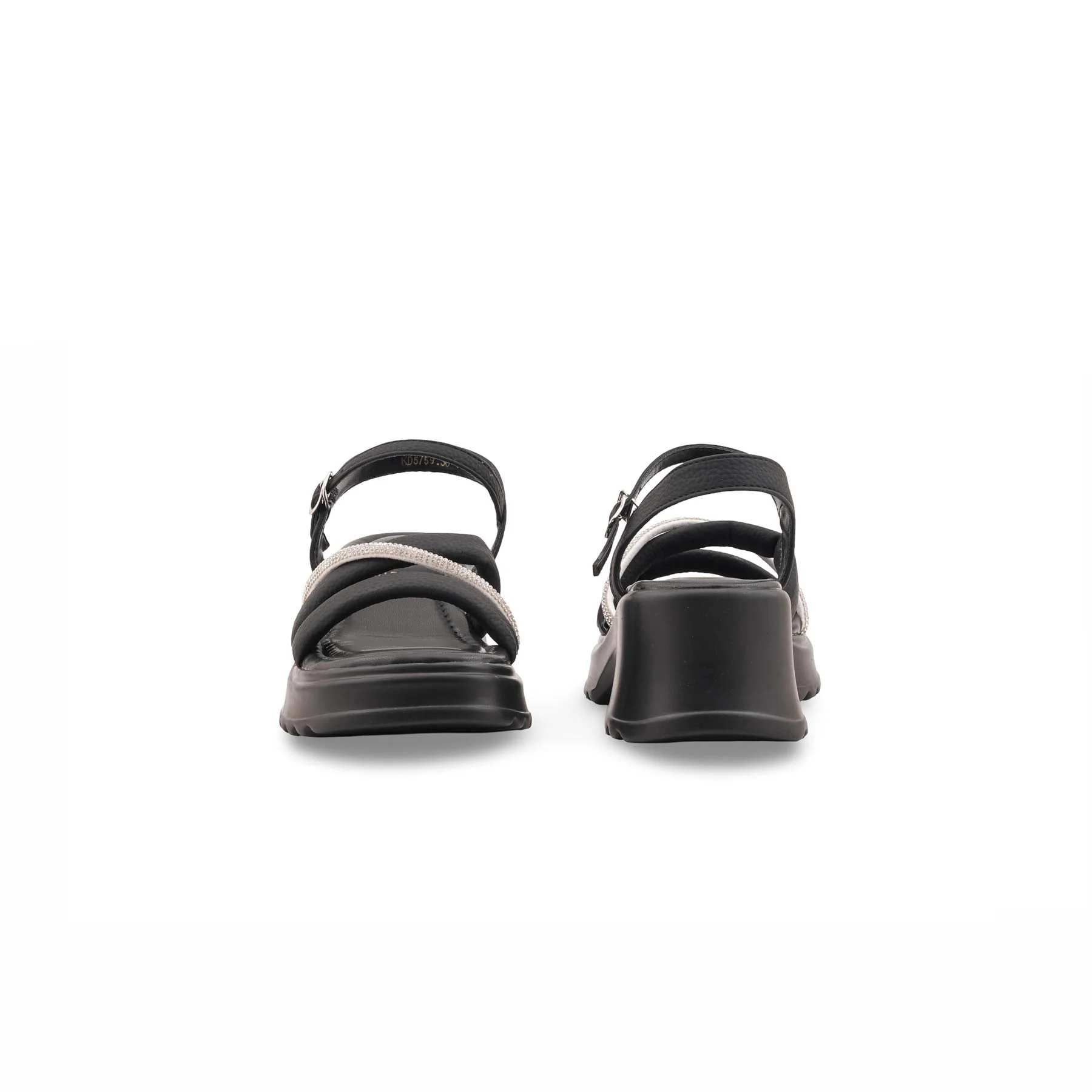 Girls Black Formal Sandal KD5759 - Image 4