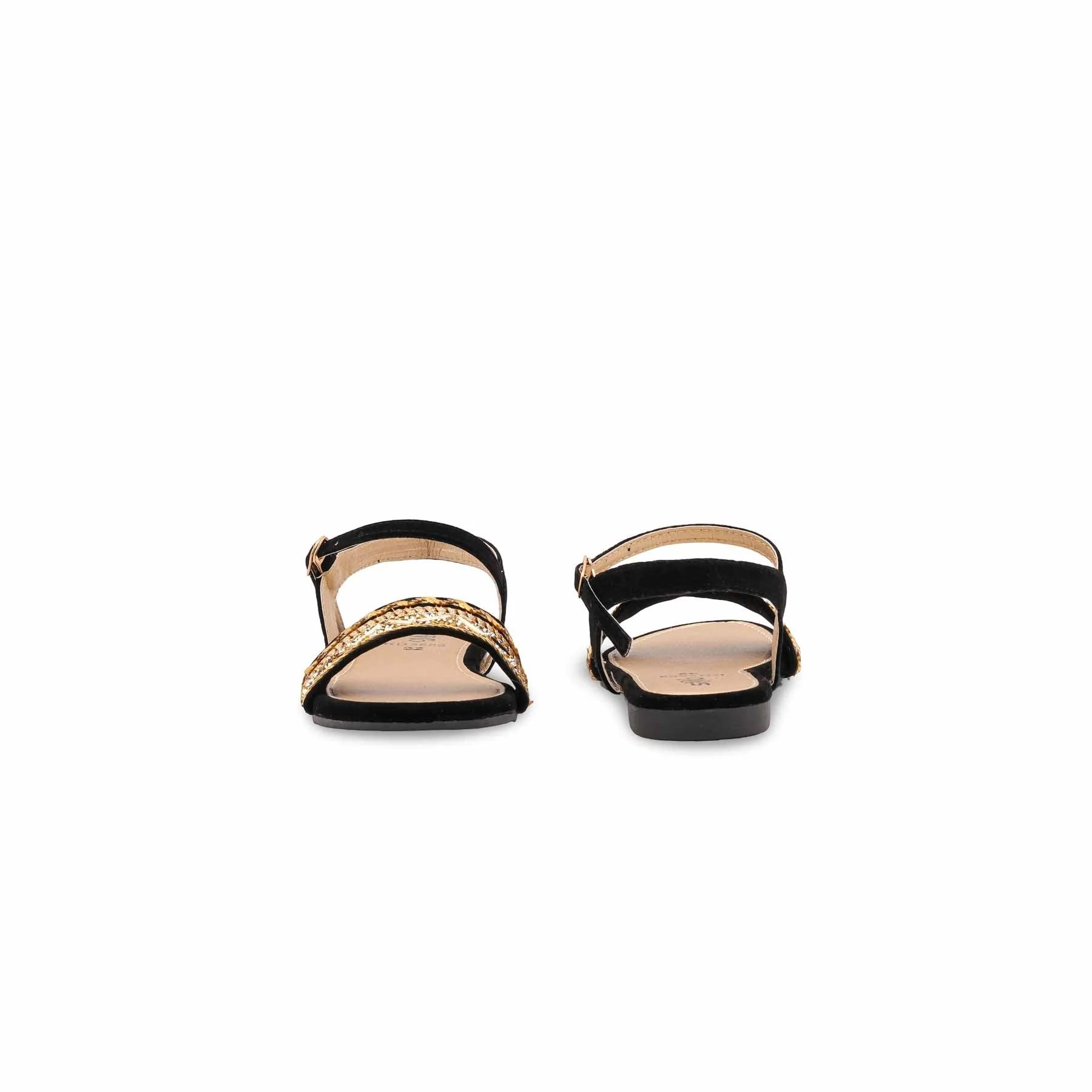 Girls Black Formal Sandal KD5882 - Image 4