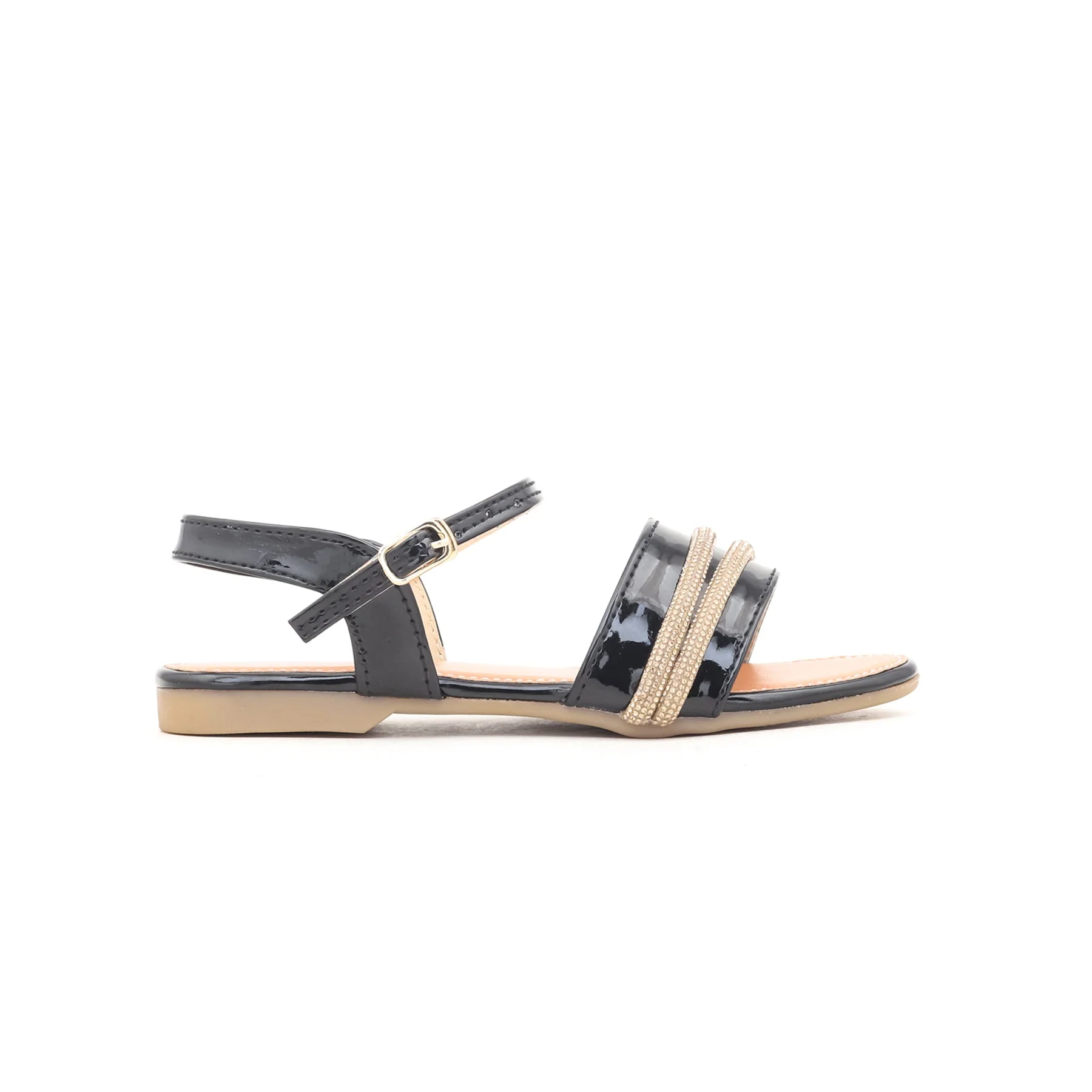 Girls Black Formal Sandal KD7447 - Image 2