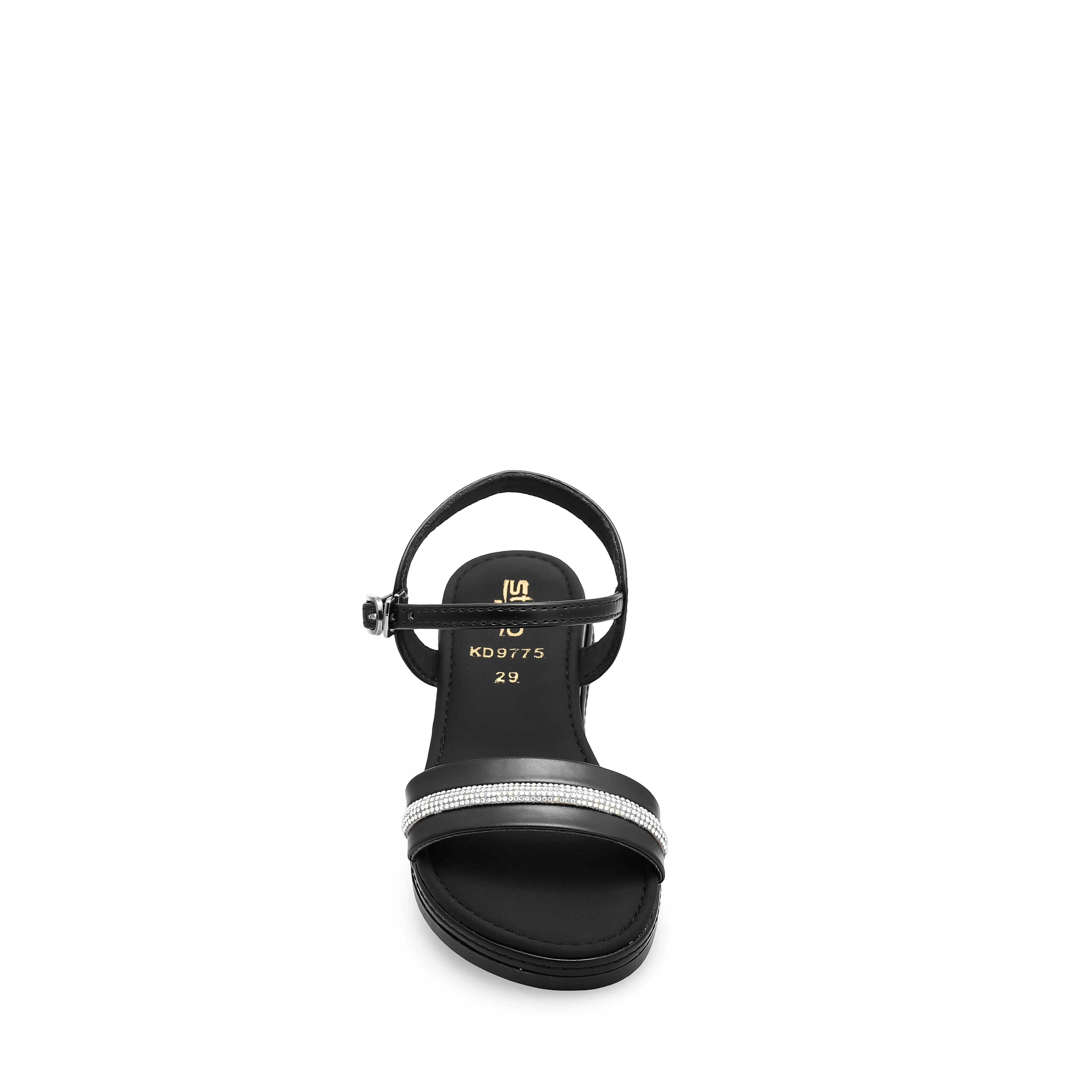 Girls Black Formal Sandal KD9775 - Image 3