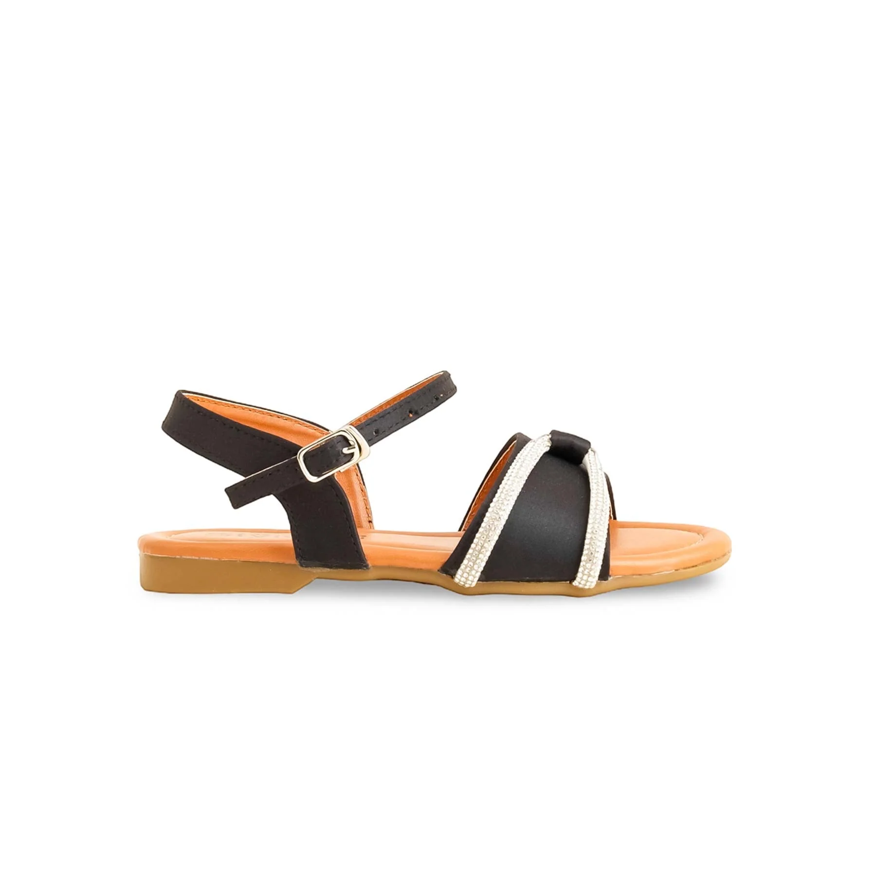 Girls Black Formal Sandal KD9870 - Image 2