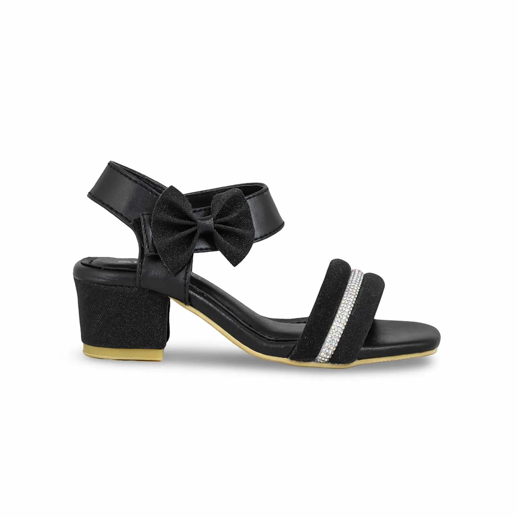 Girls Black Formal Sandal KD9879 - Image 2