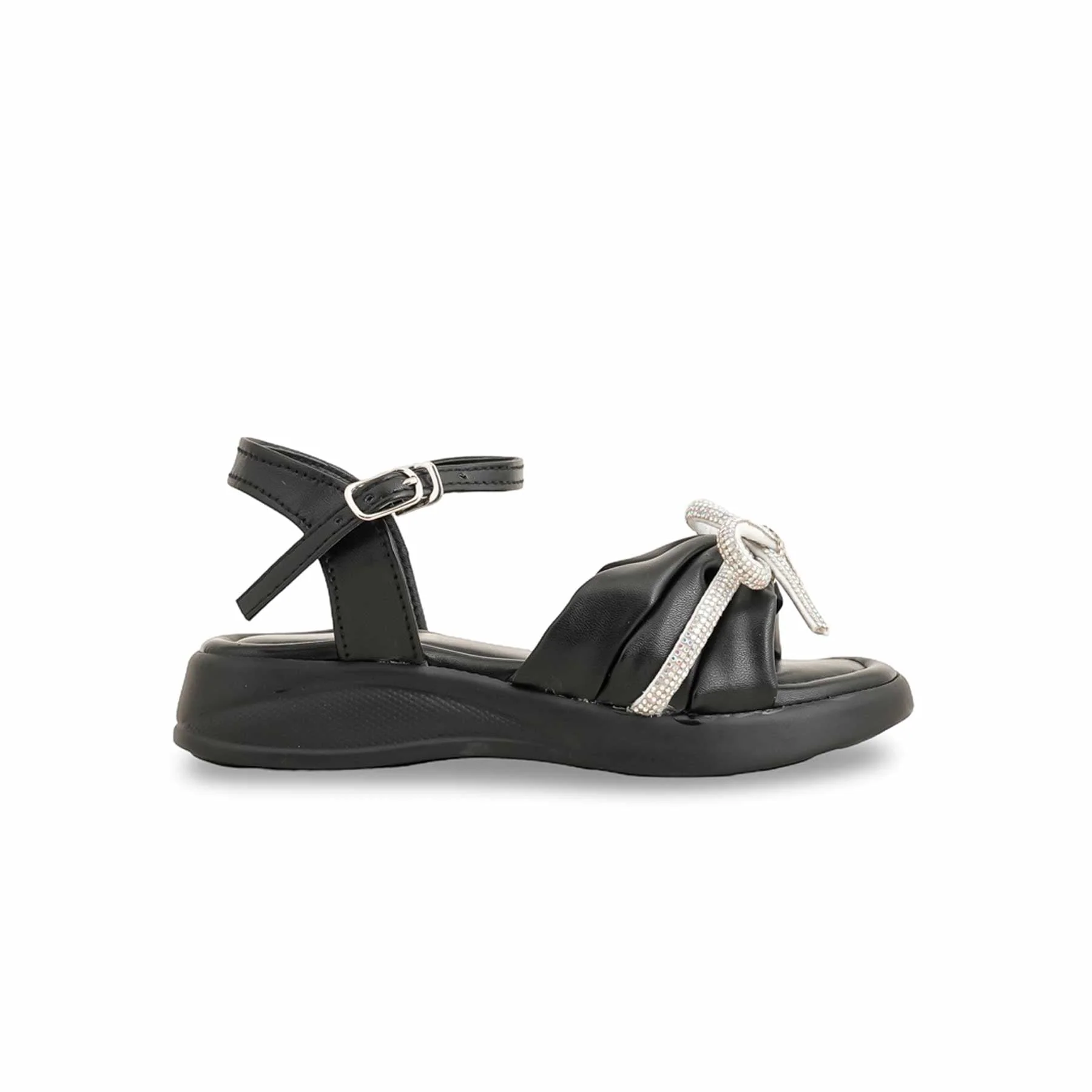 Girls Black Formal Sandal KD9883 - Image 2