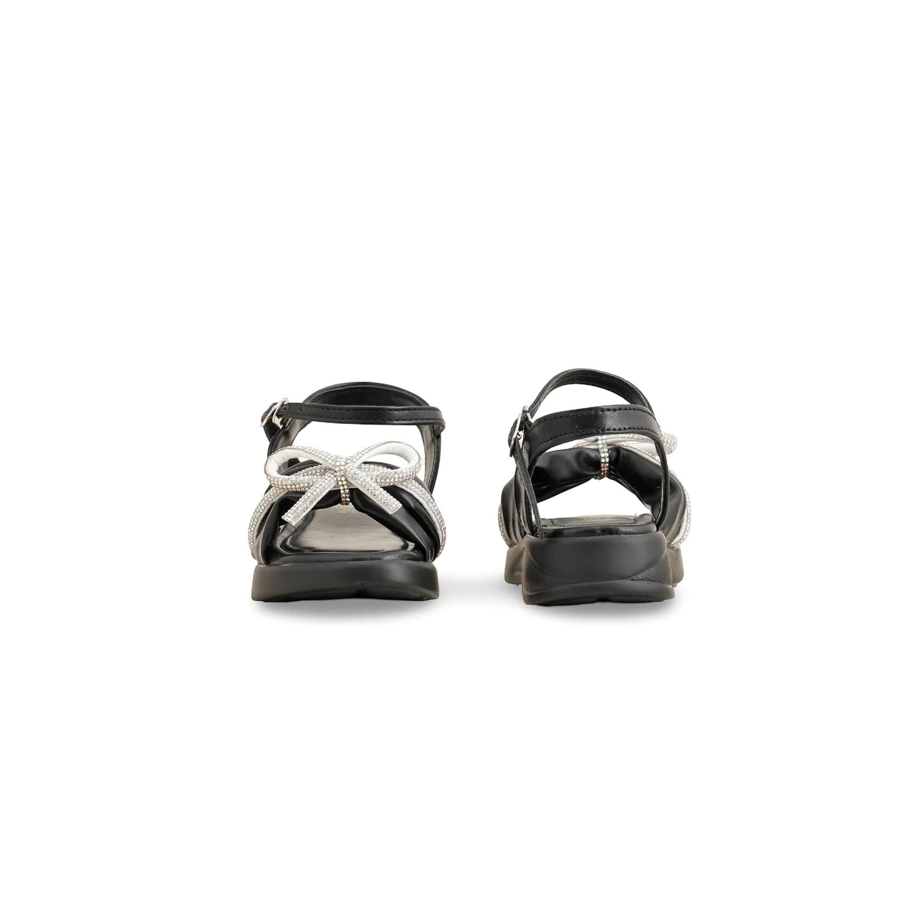 Girls Black Formal Sandal KD9883 - Image 4