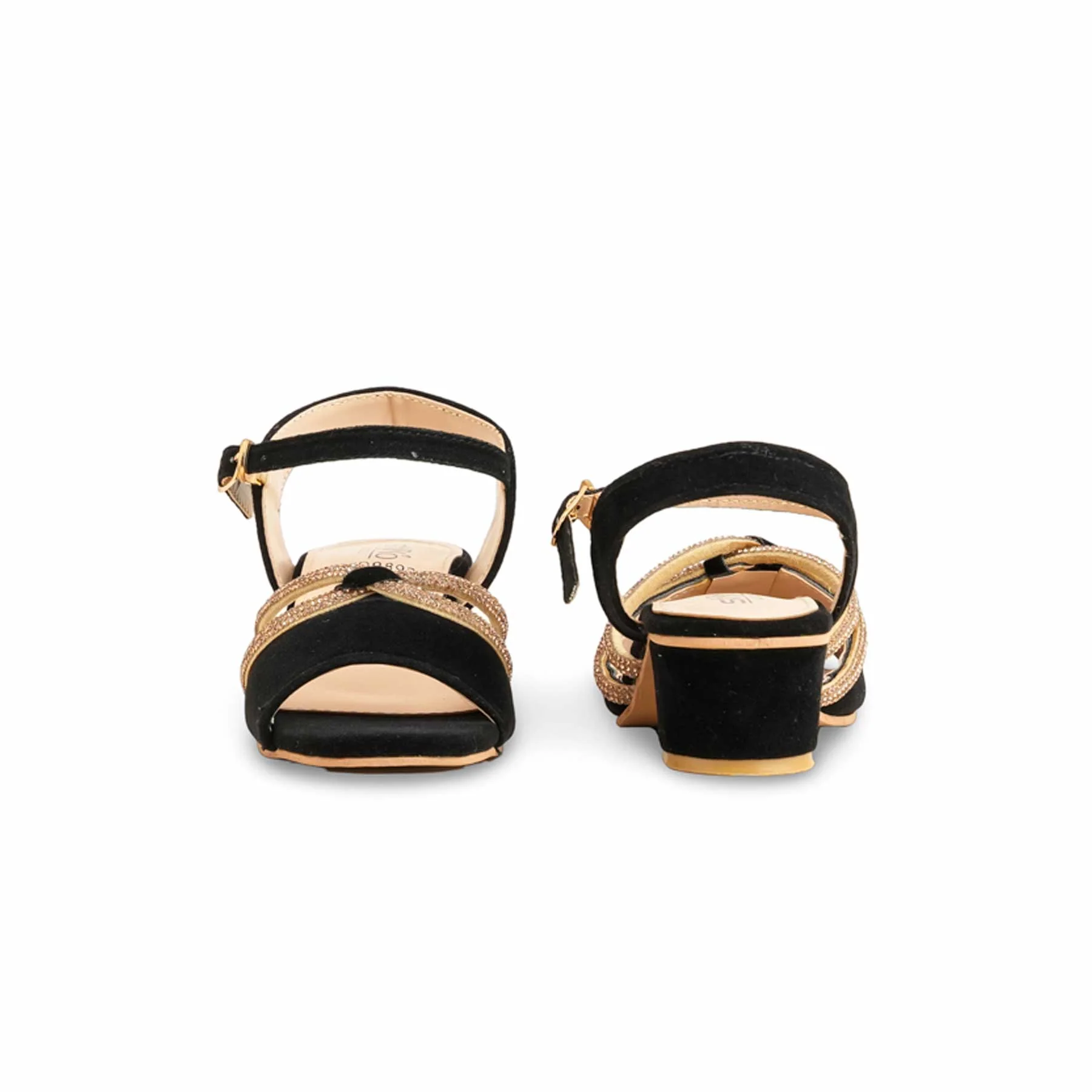 Girls Black Formal Sandal KD9892 - Image 4