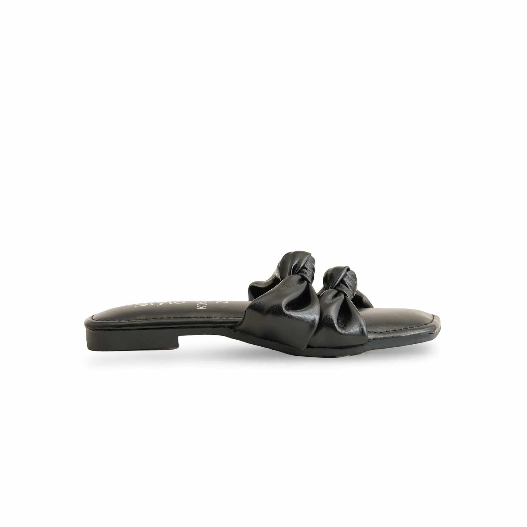 Girls Black Formal Slipper KD5561 - Image 2