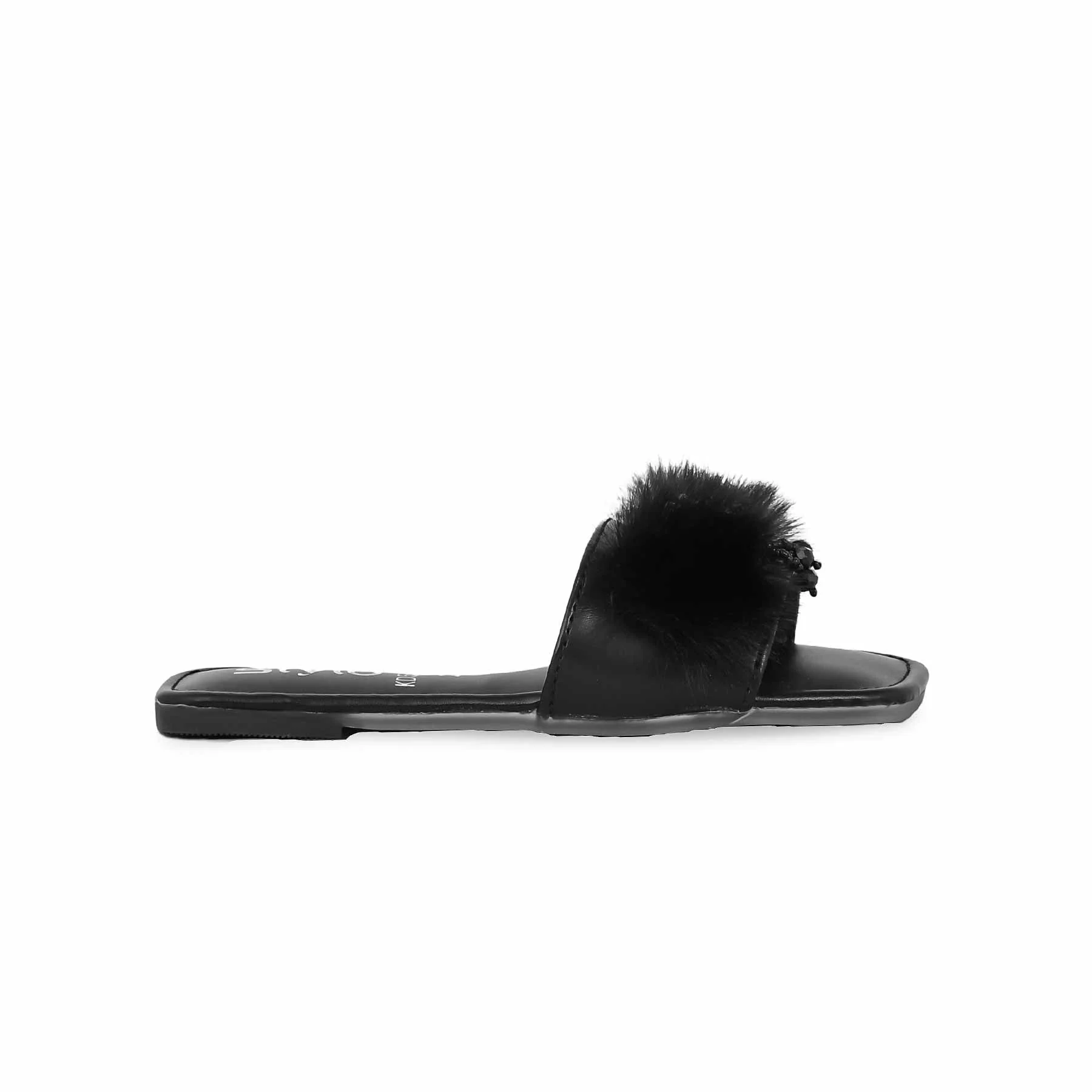 Girls Black Formal Slipper KD5564 - Image 2
