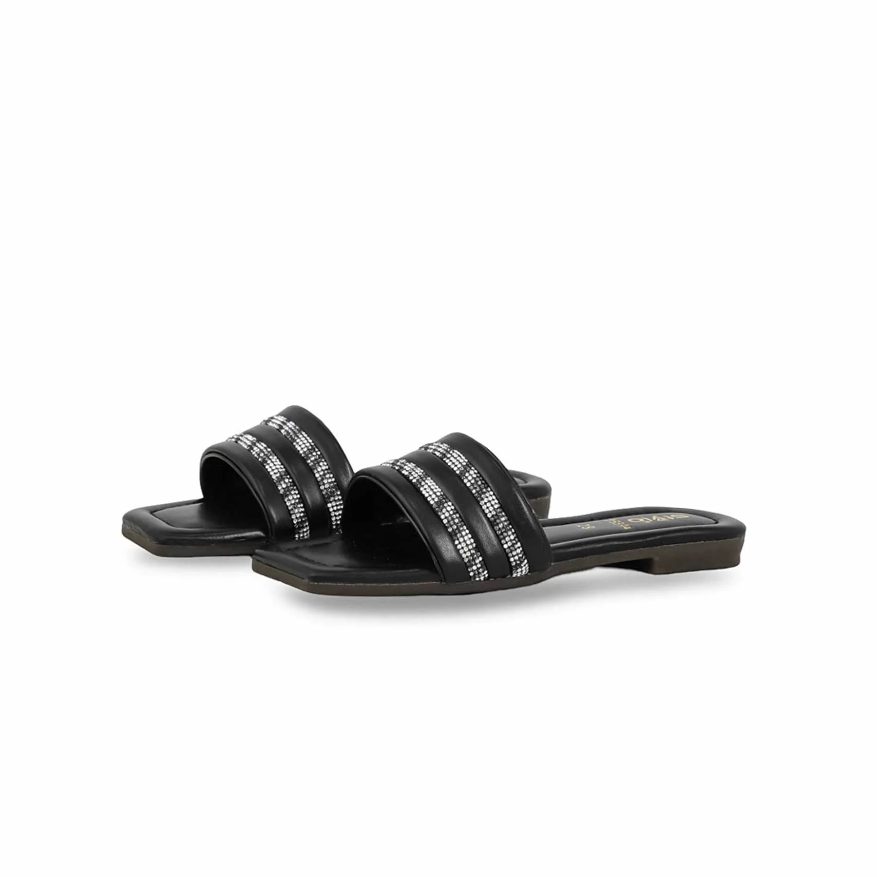 Girls Black Formal Slipper KD5594 - Image 2