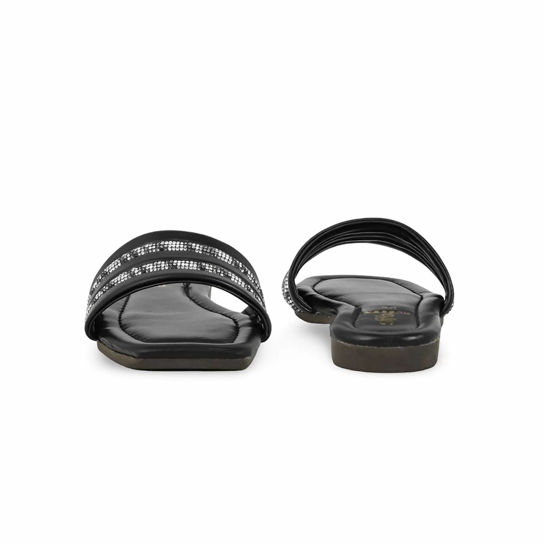 Girls Black Formal Slipper KD5594 - Image 3