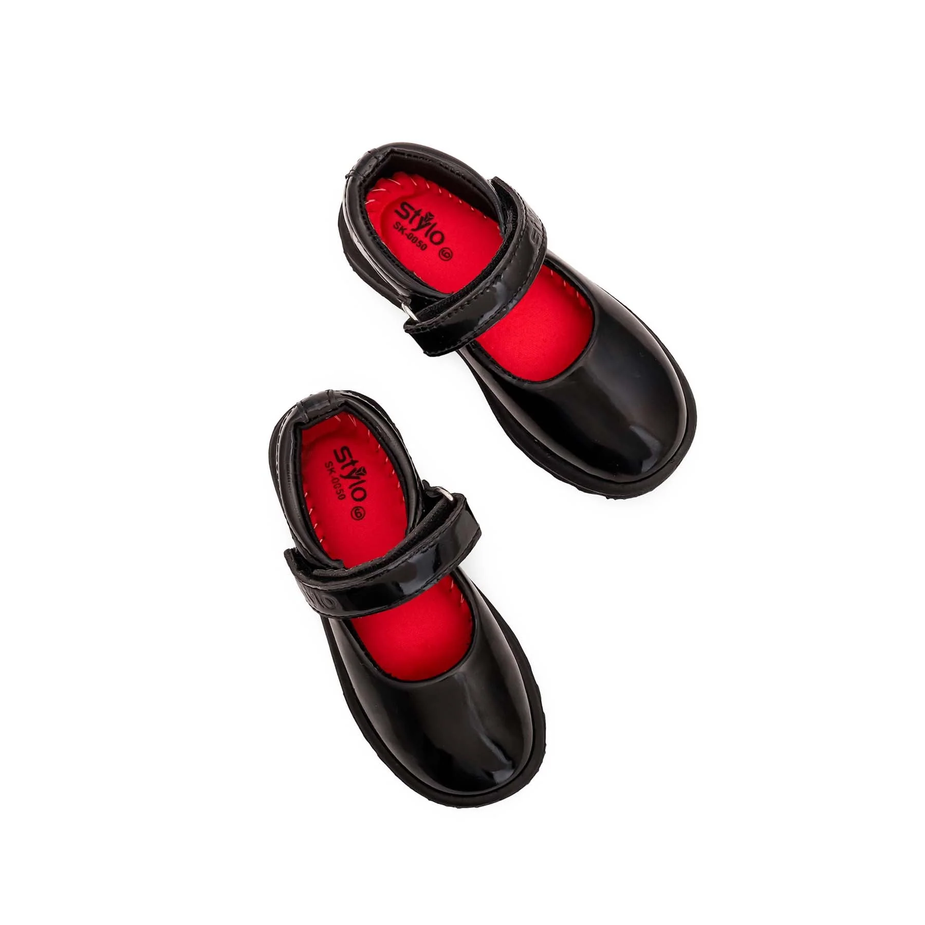 Girls Black Pateint School Shoes SK0050 - Image 5