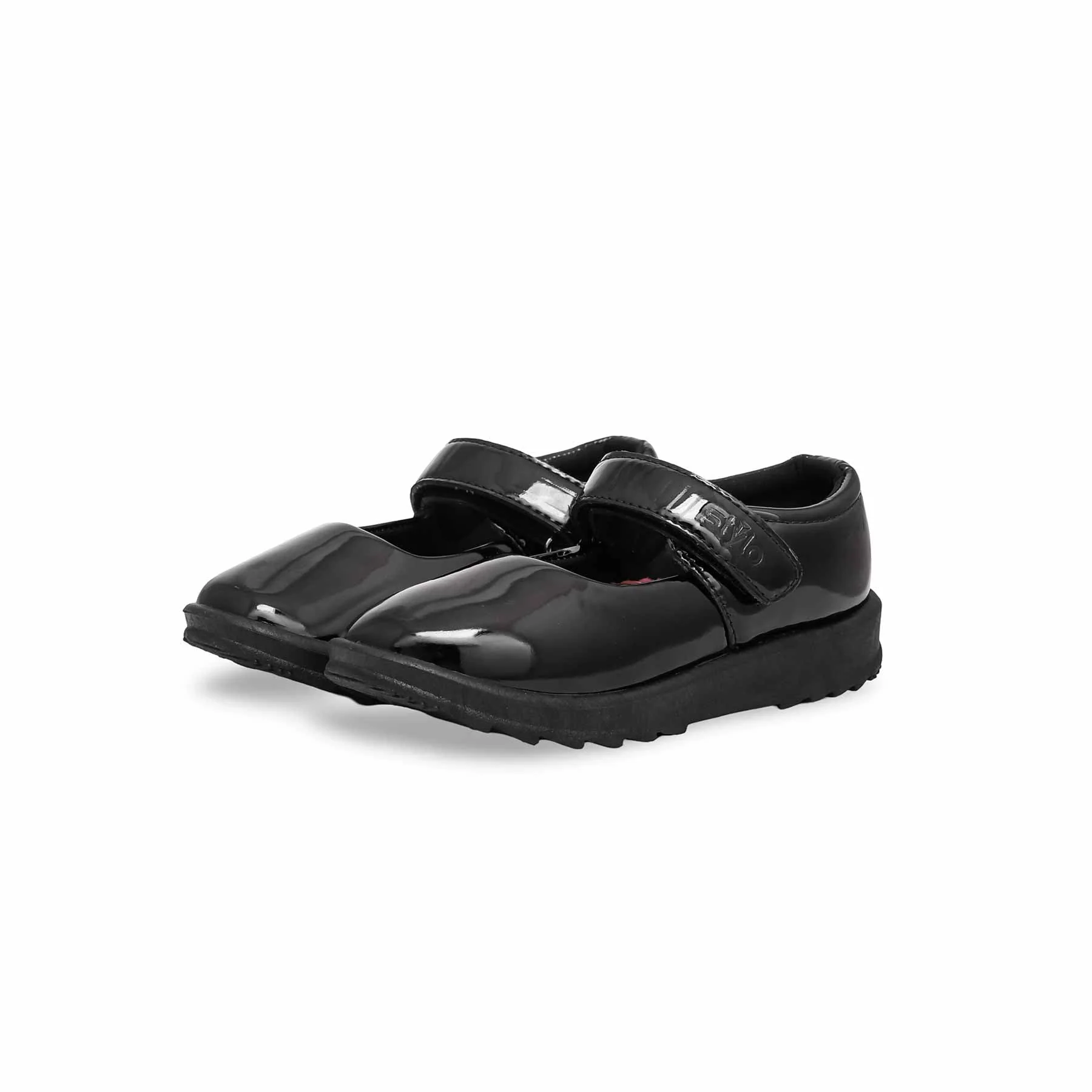 Girls Black Pateint School Shoes SK0051 - Image 3