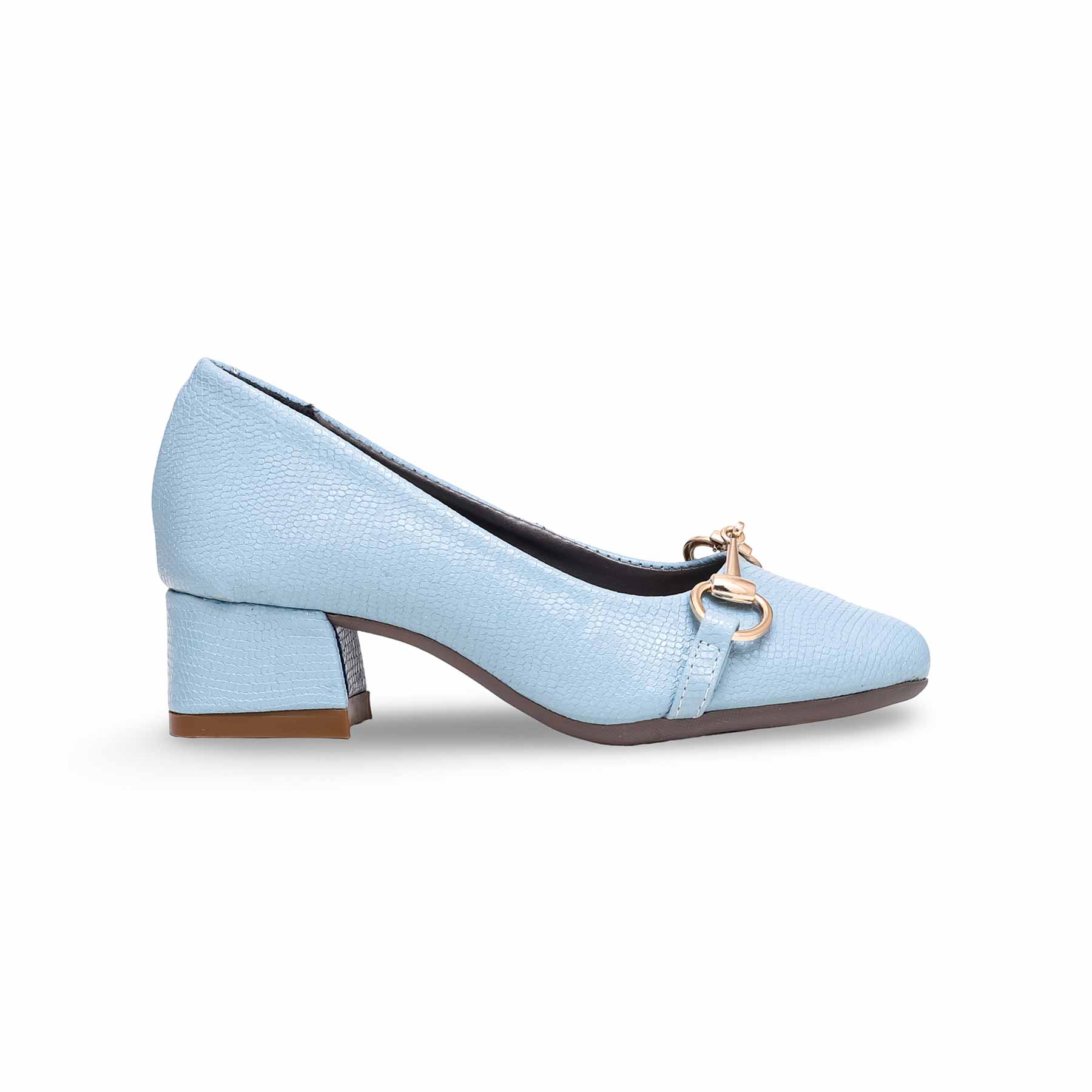 Girls Blue Formal Pumps KD0921 - Image 2