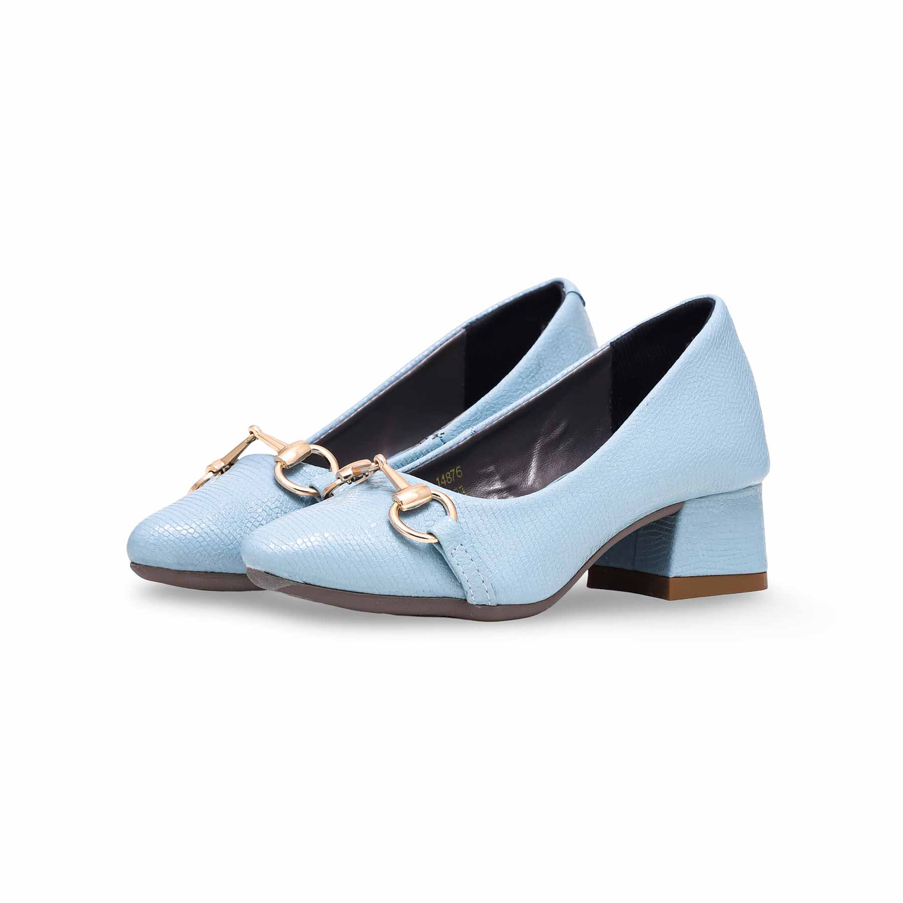 Girls Blue Formal Pumps KD0921 - Image 3
