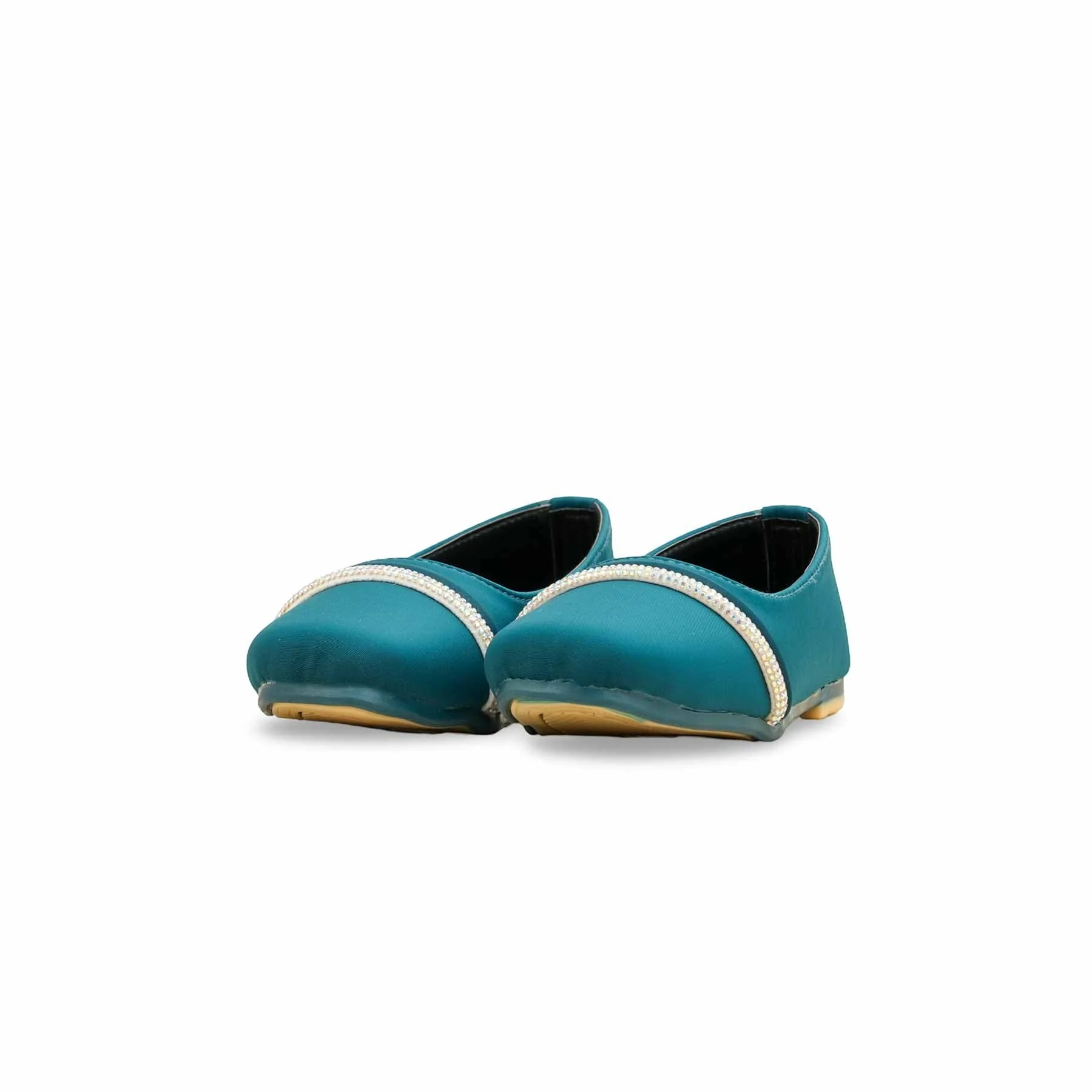 Girls Blue Formal Pumps KD2570 - Image 3