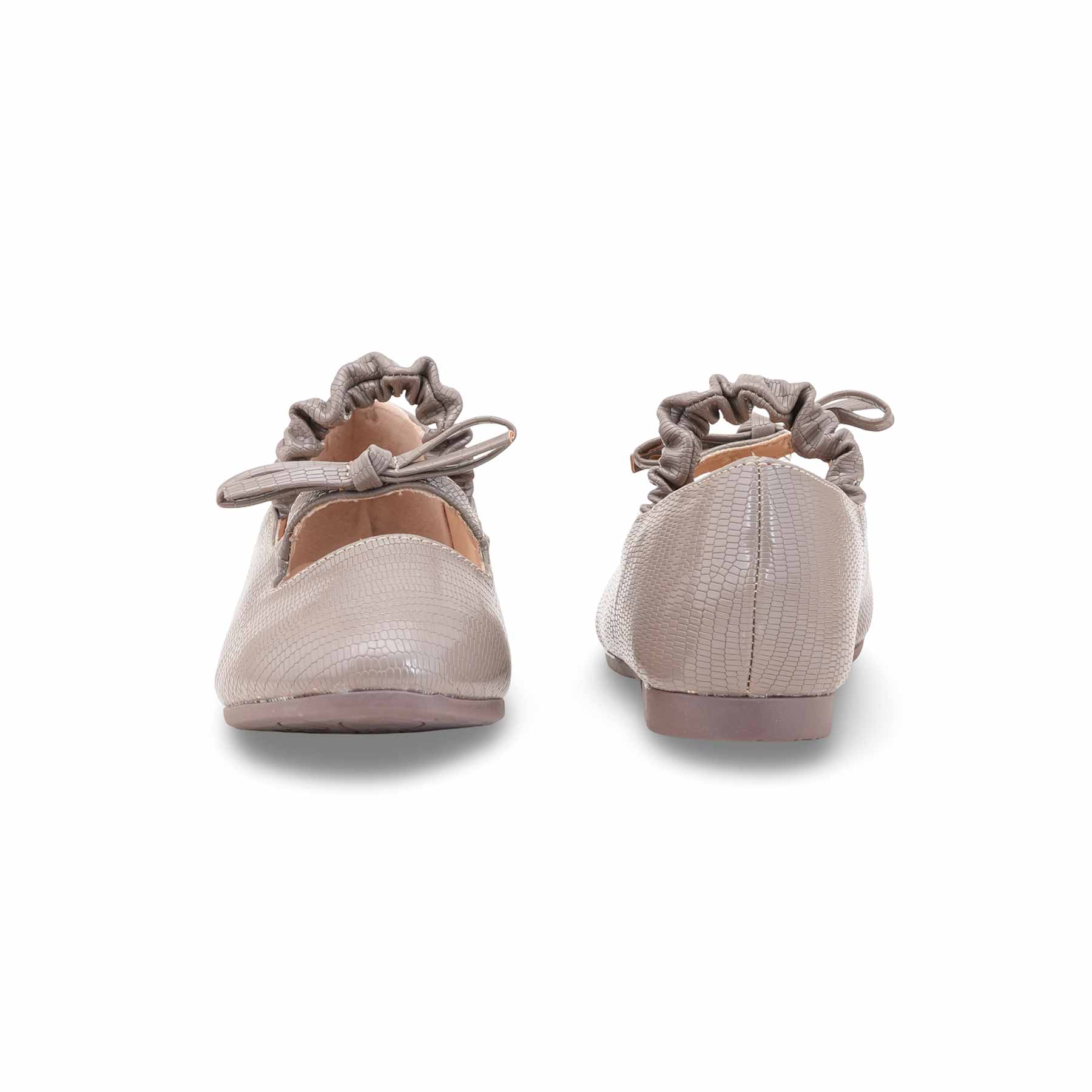 Girls Brown Casual Pumps KD2641 - Image 4