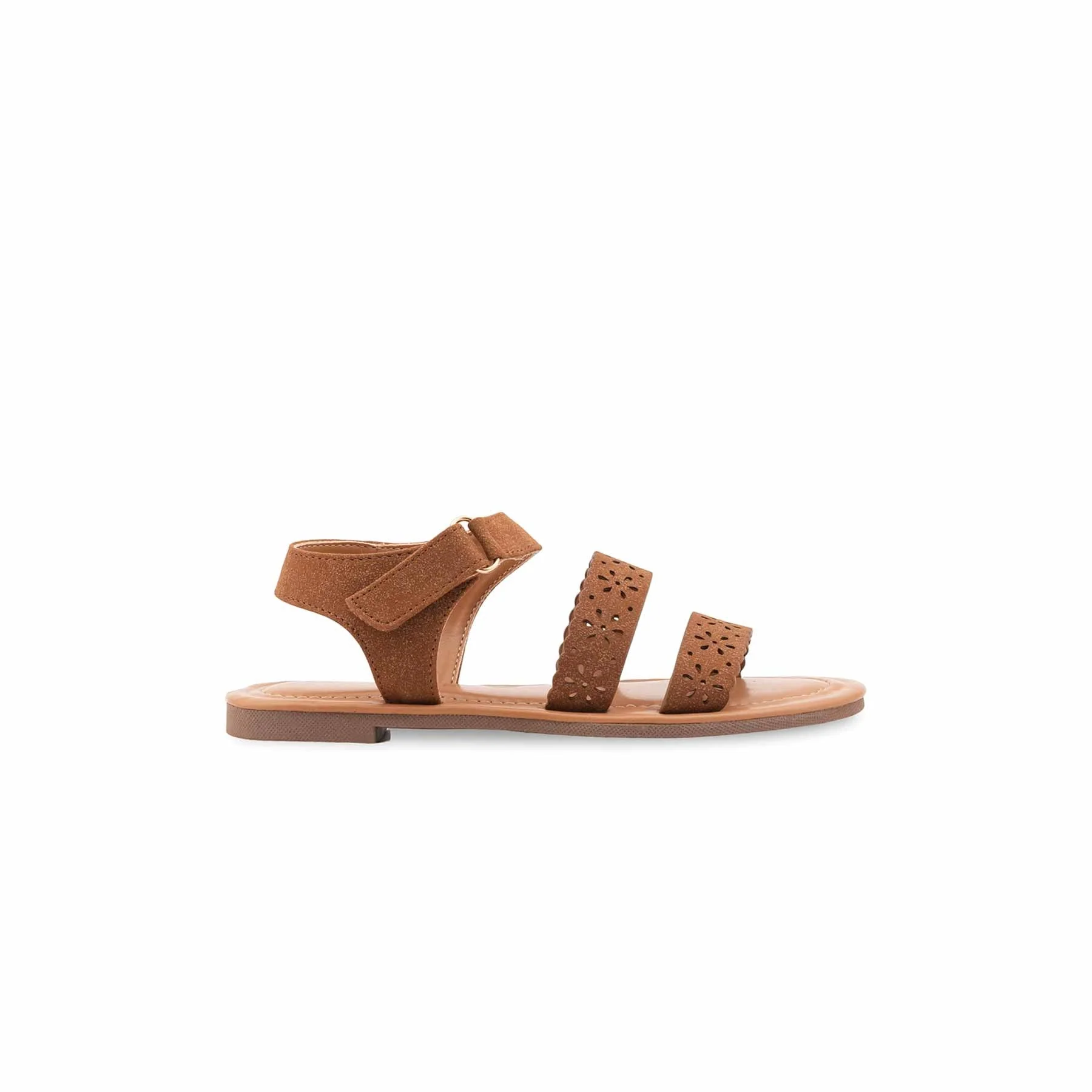 Girls Brown Casual Sandal KD2708 - Image 2