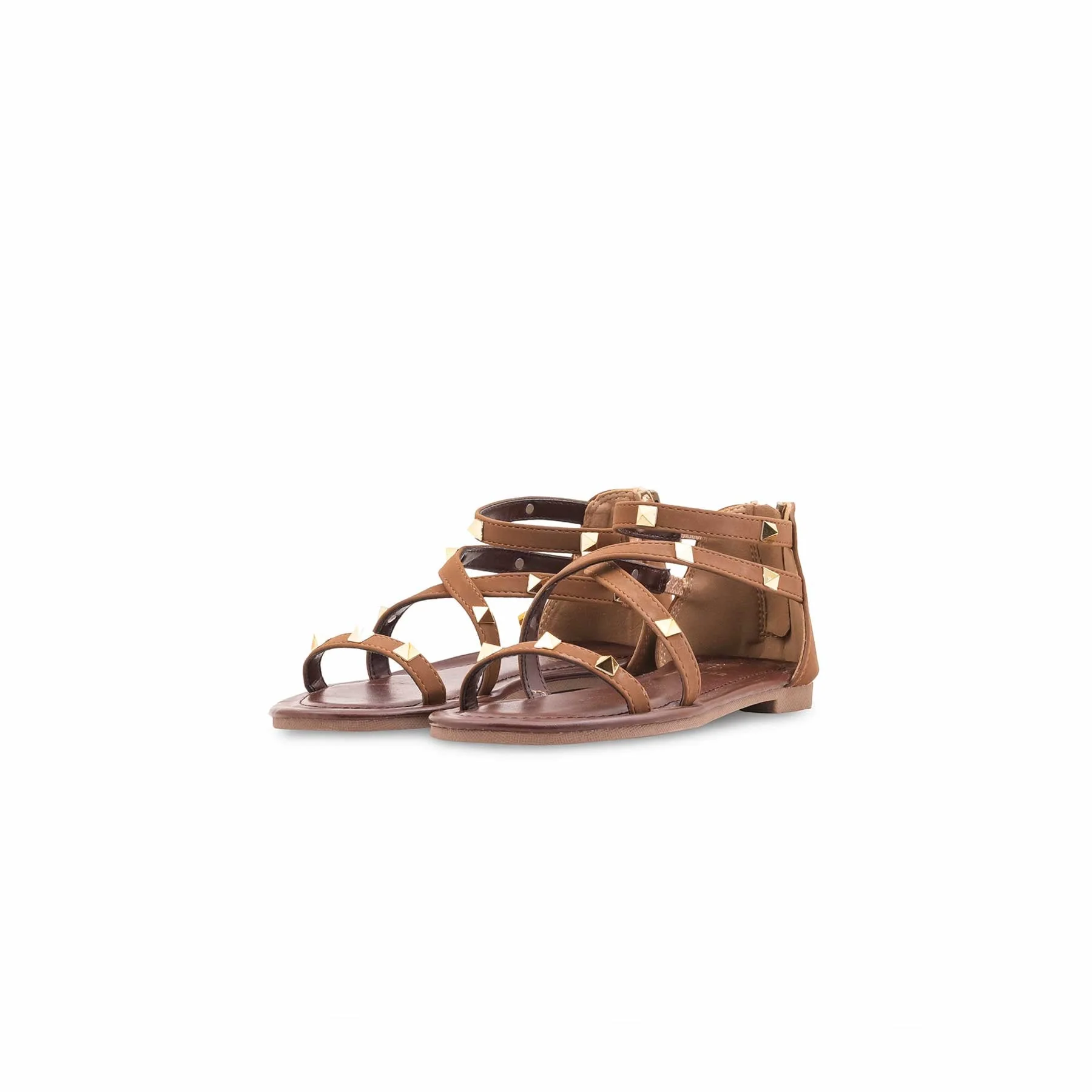 Girls Brown Casual Sandal KD5792 - Image 3