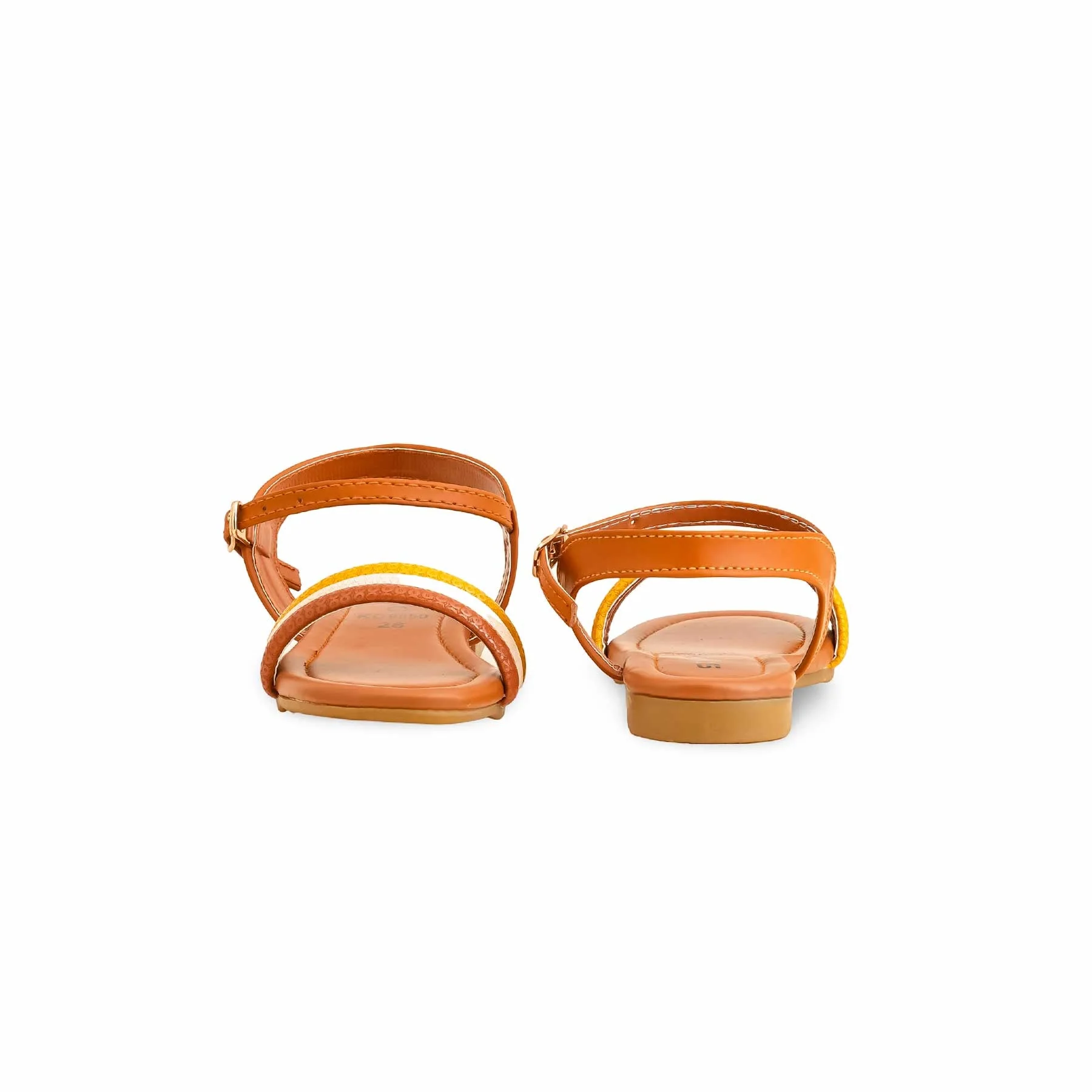 Girls Brown Casual Sandal KD9850 - Image 4