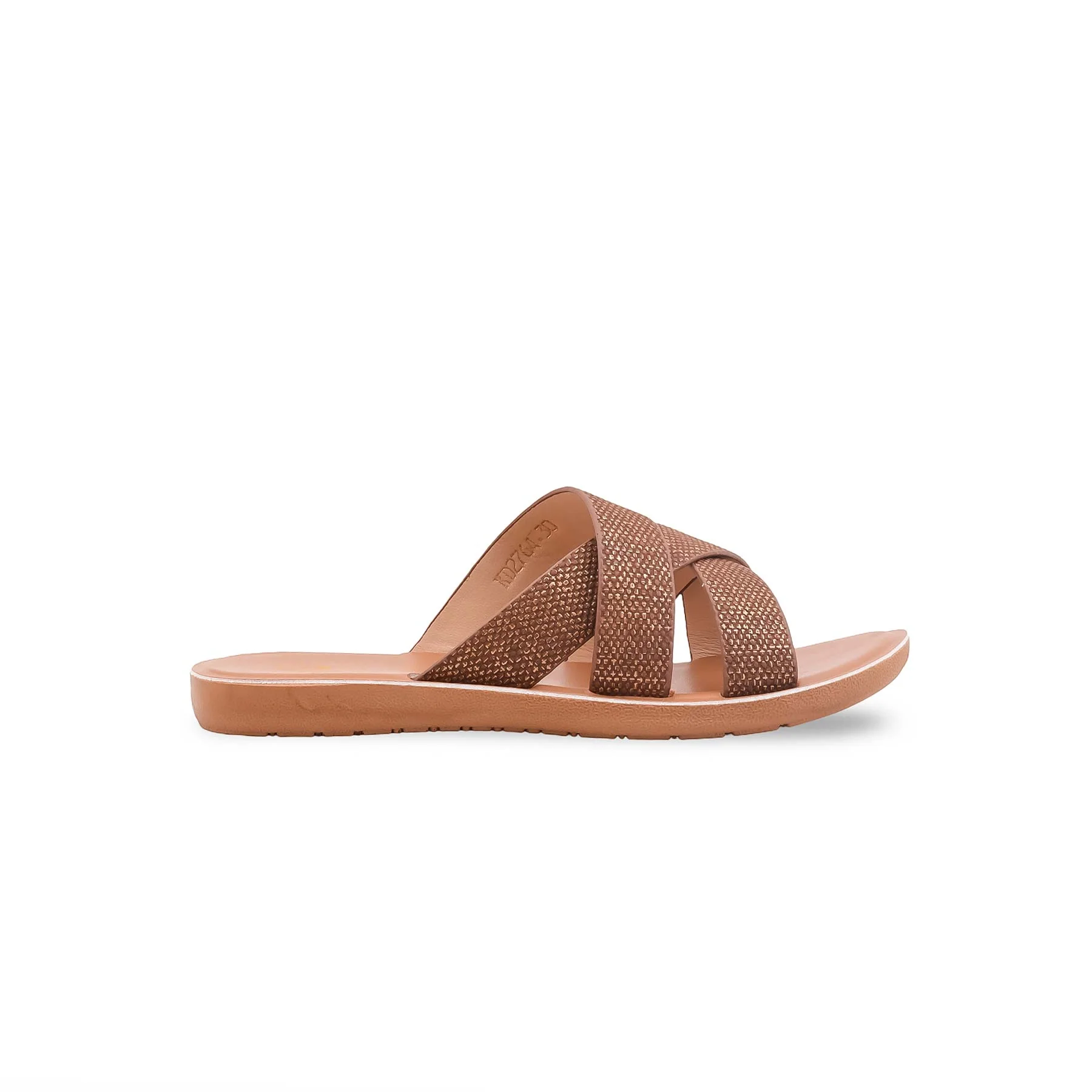 Girls Brown Casual Slipper KD2764 - Image 2