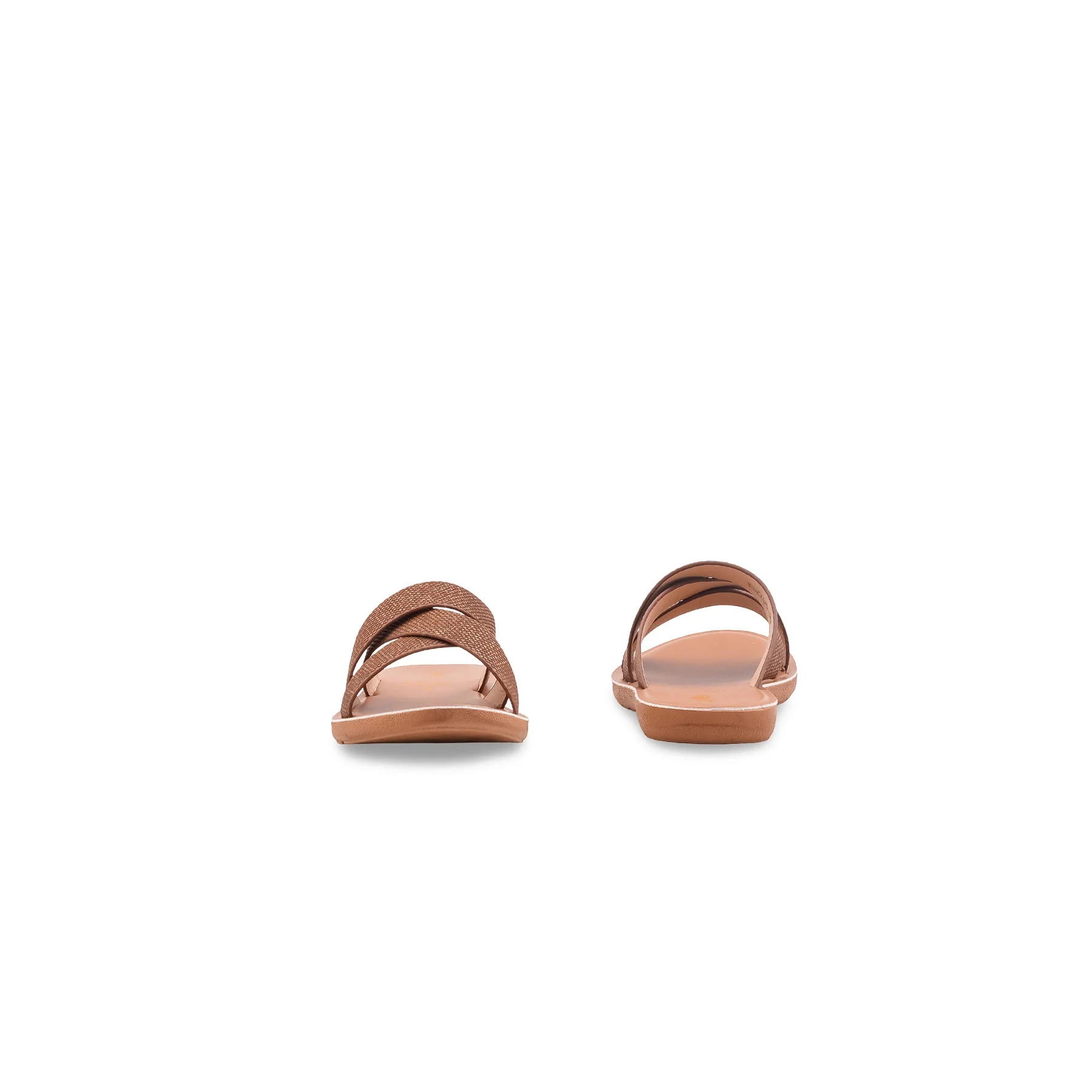 Girls Brown Casual Slipper KD2764 - Image 4