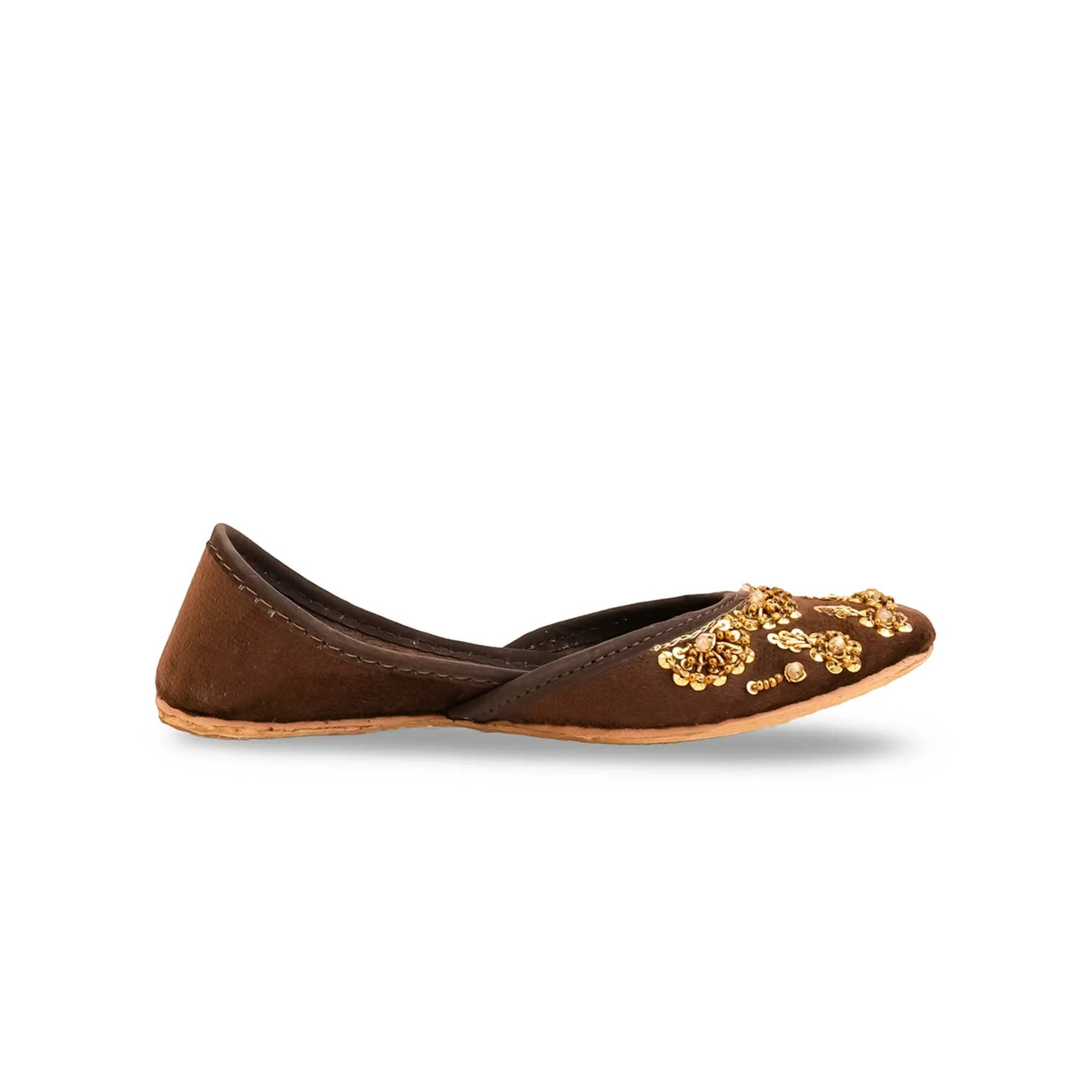 Girls Brown Fancy Khussa KD2448 - Image 2