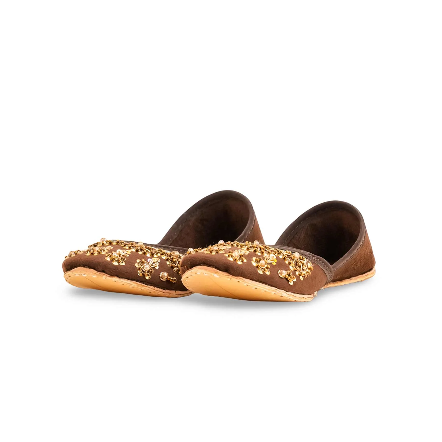 Girls Brown Fancy Khussa KD2448 - Image 3