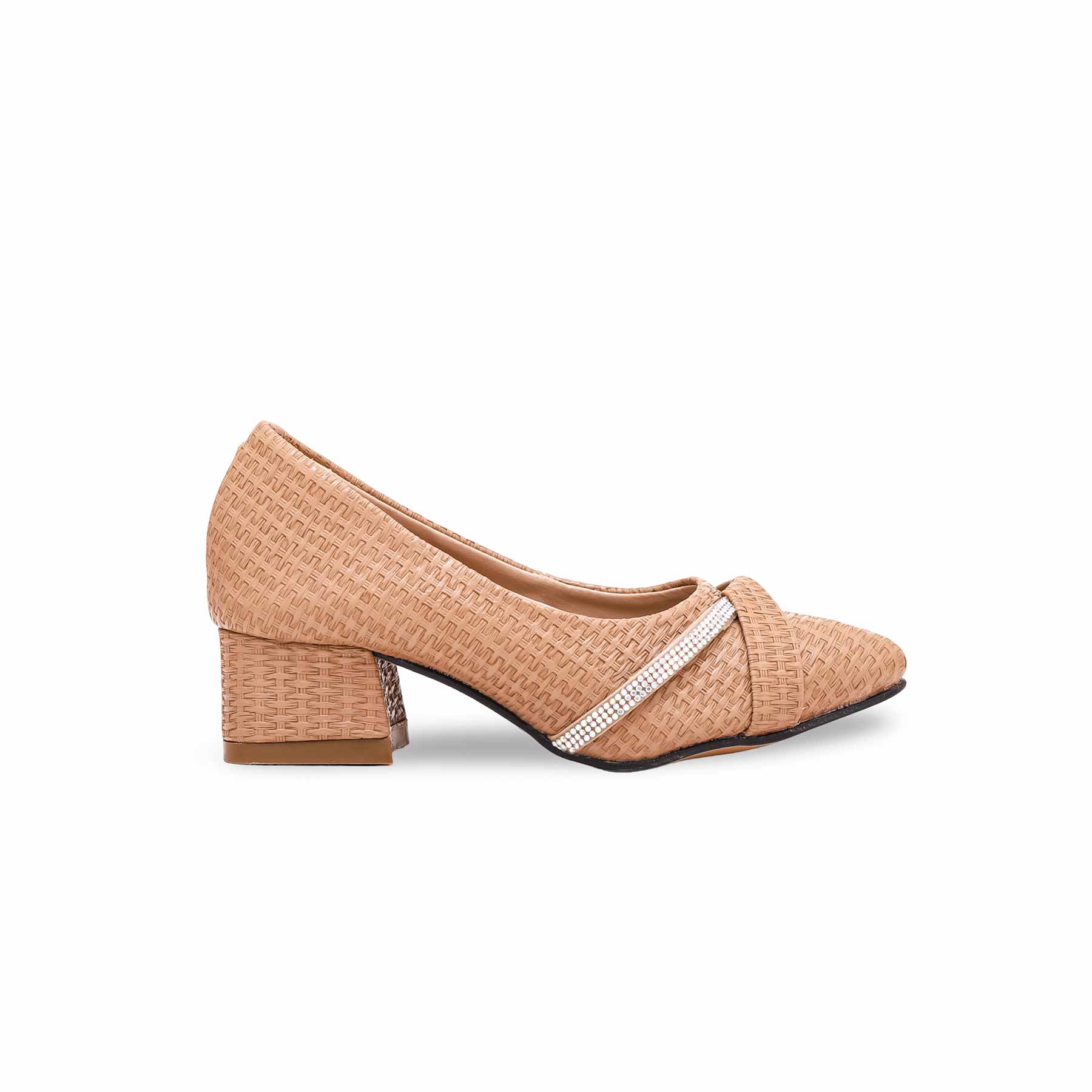 Girls Brown Formal Pumps KD0918 - Image 2