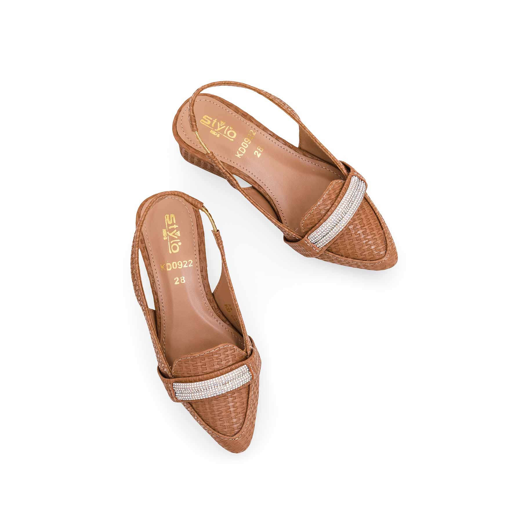 Girls Brown Formal Pumps KD0922 - Image 4