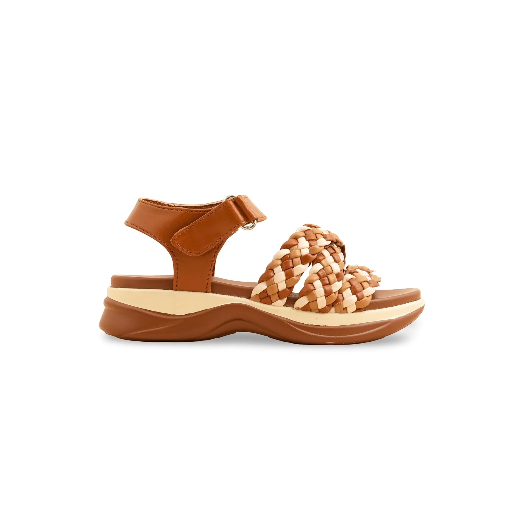 Girls Brown Formal Sandal KD5694 - Image 2