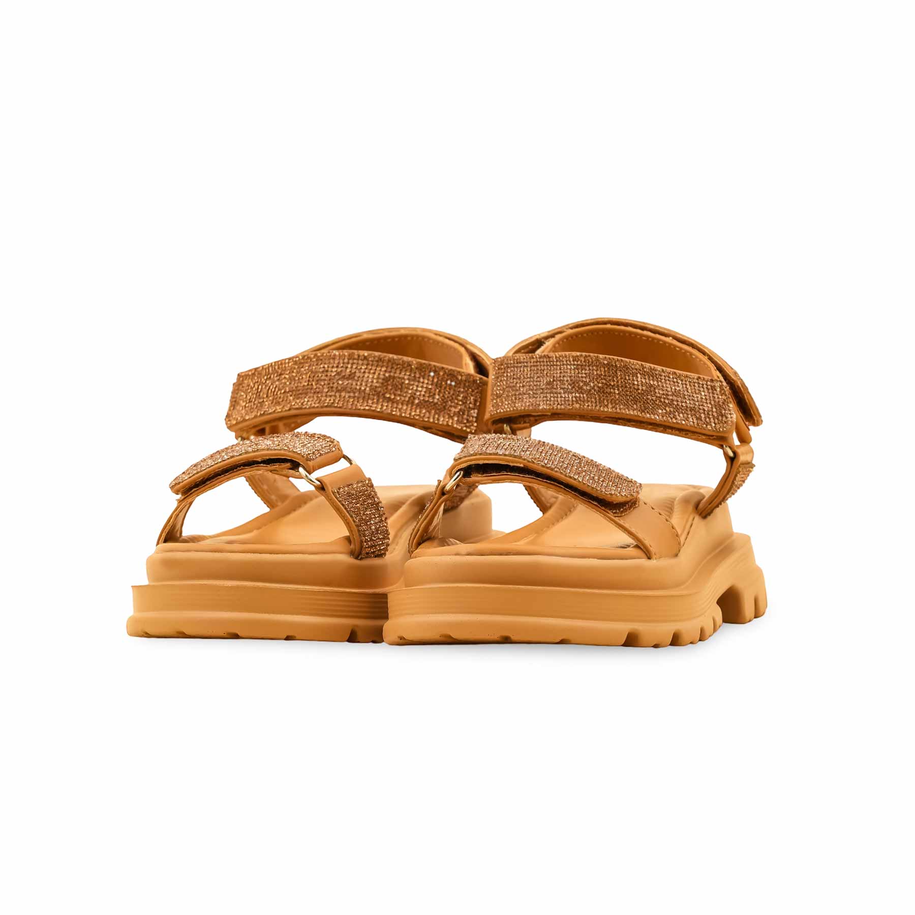 Girls Brown Formal Sandal KD5715 - Image 3