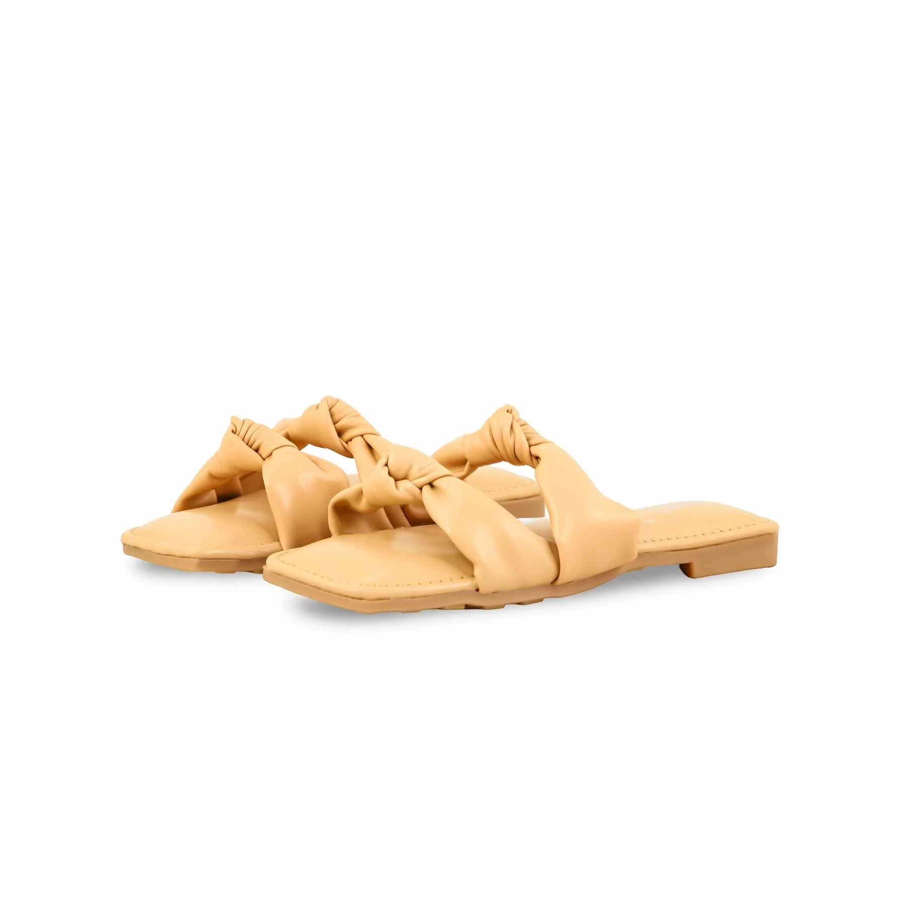 Girls Brown Formal Slipper KD5561 - Image 3