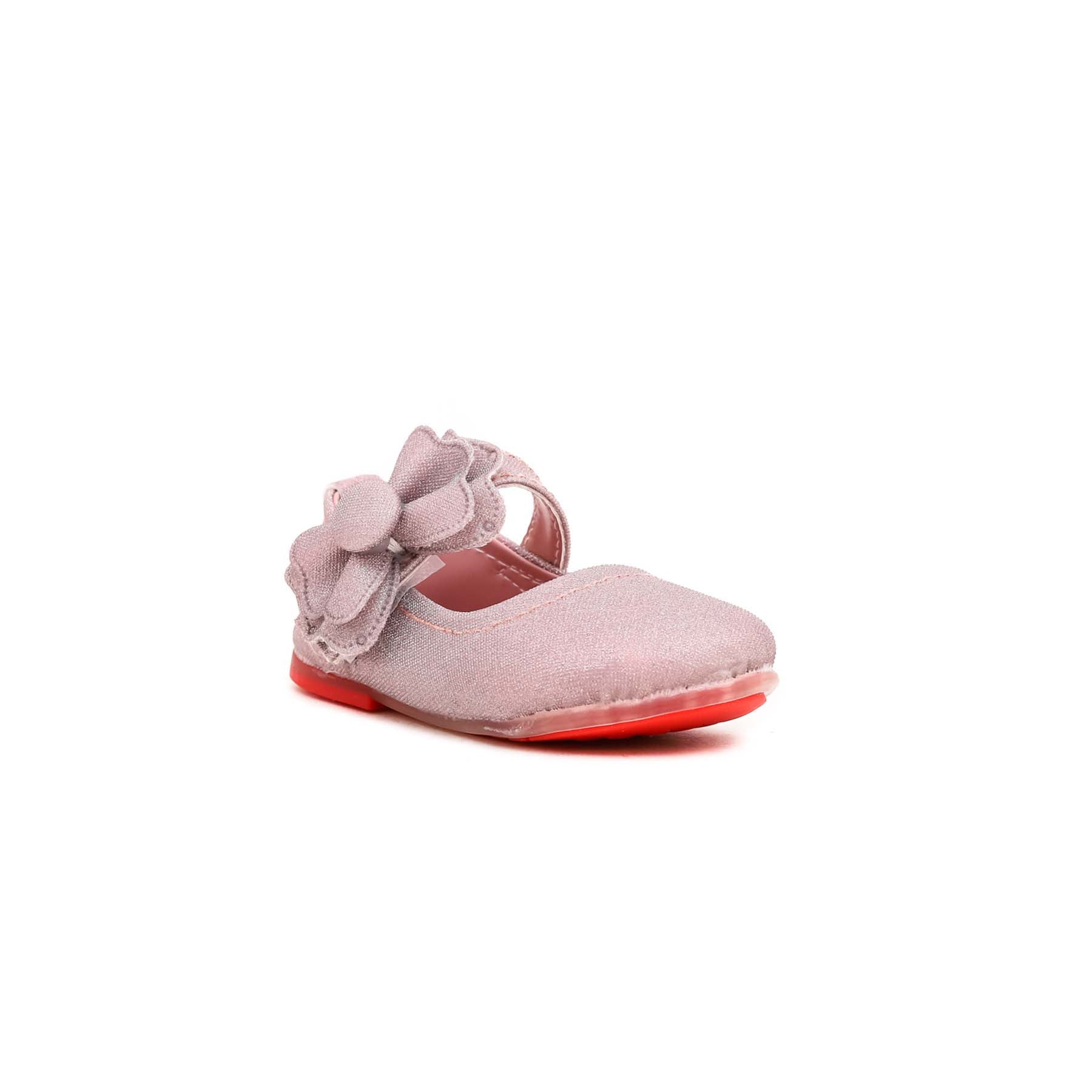 Girls Champagne Fancy Pumps KD0494 - Image 2