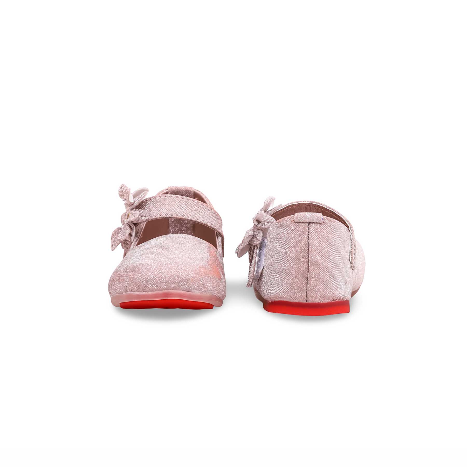 Girls Champagne Fancy Pumps KD0896 - Image 3