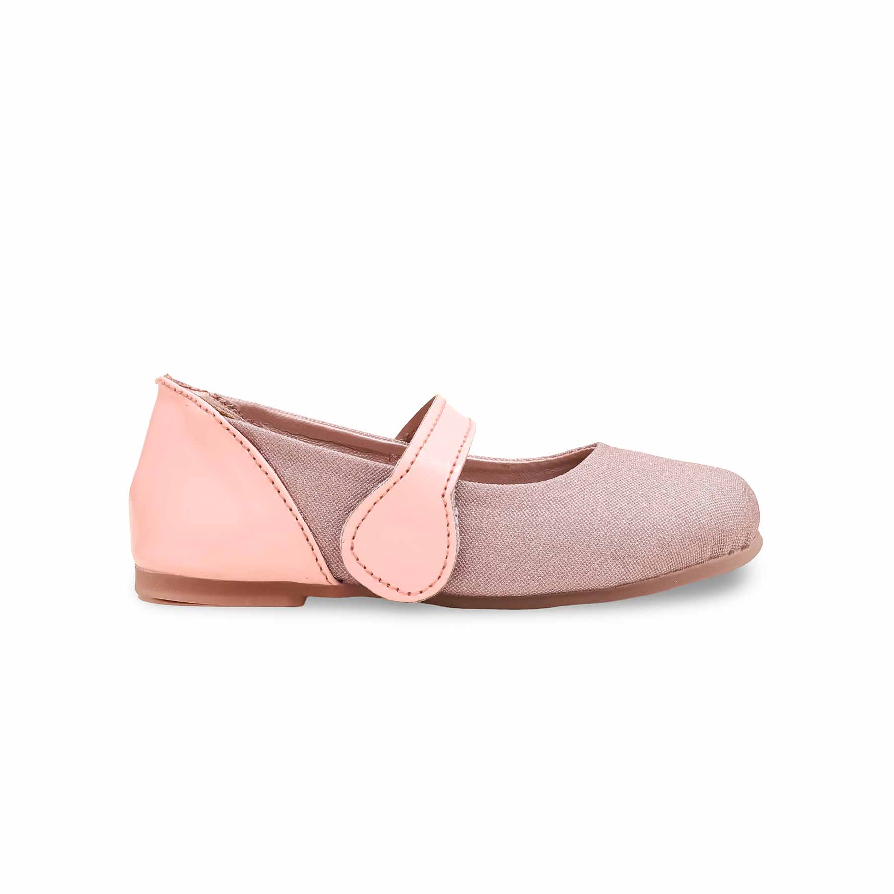 Girls Champagne Fancy Pumps KD2273 - Image 2