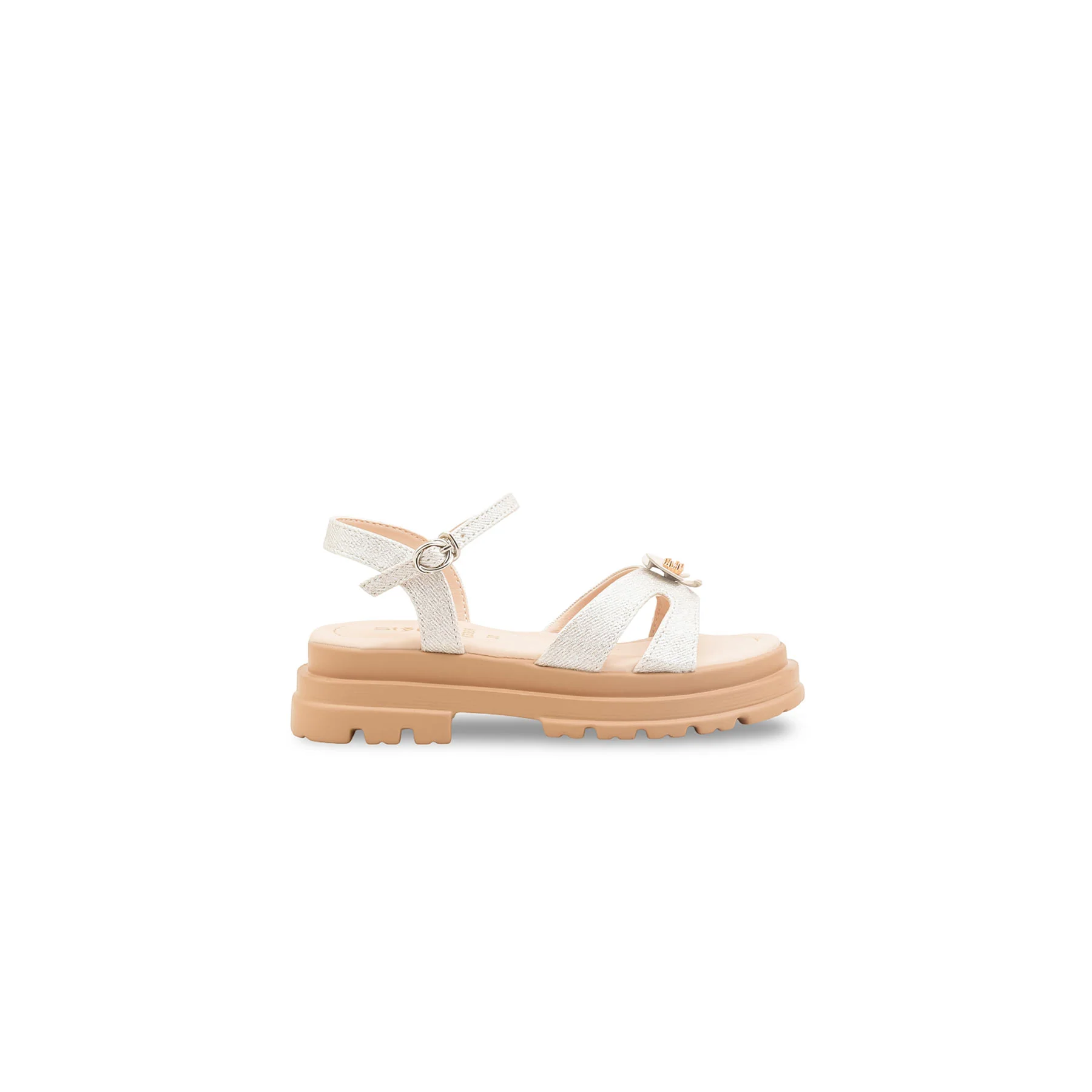 Girls Cream Formal Sandal KD5988 - Image 2