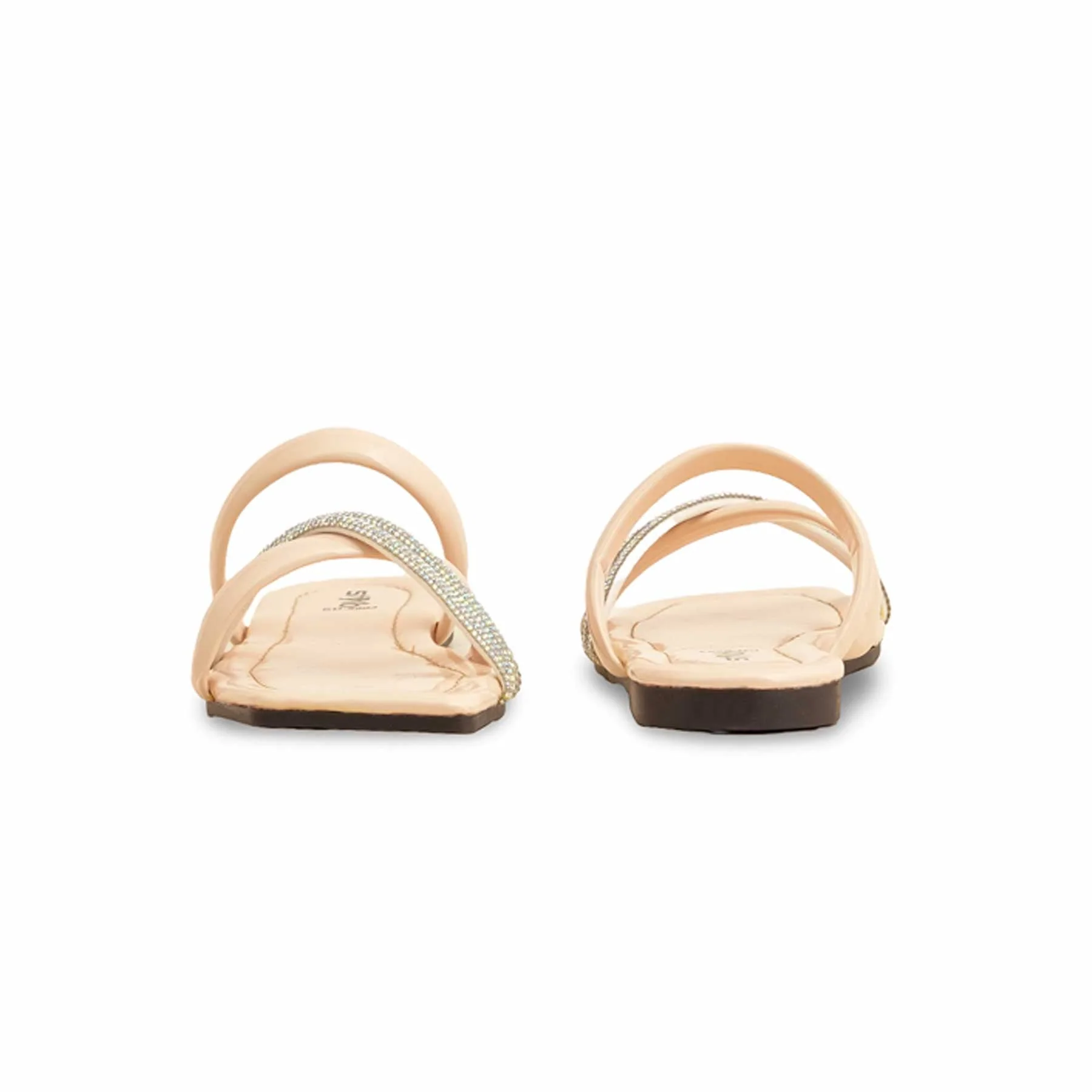 Girls Cream Formal Slipper KD5603 - Image 4