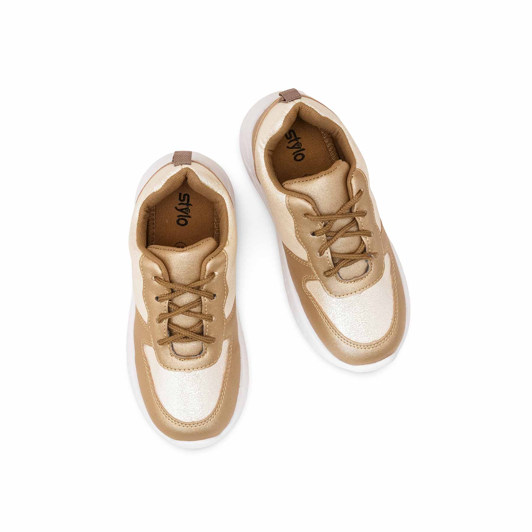 Girls Golden Casual Jogger KD8157 - Image 5