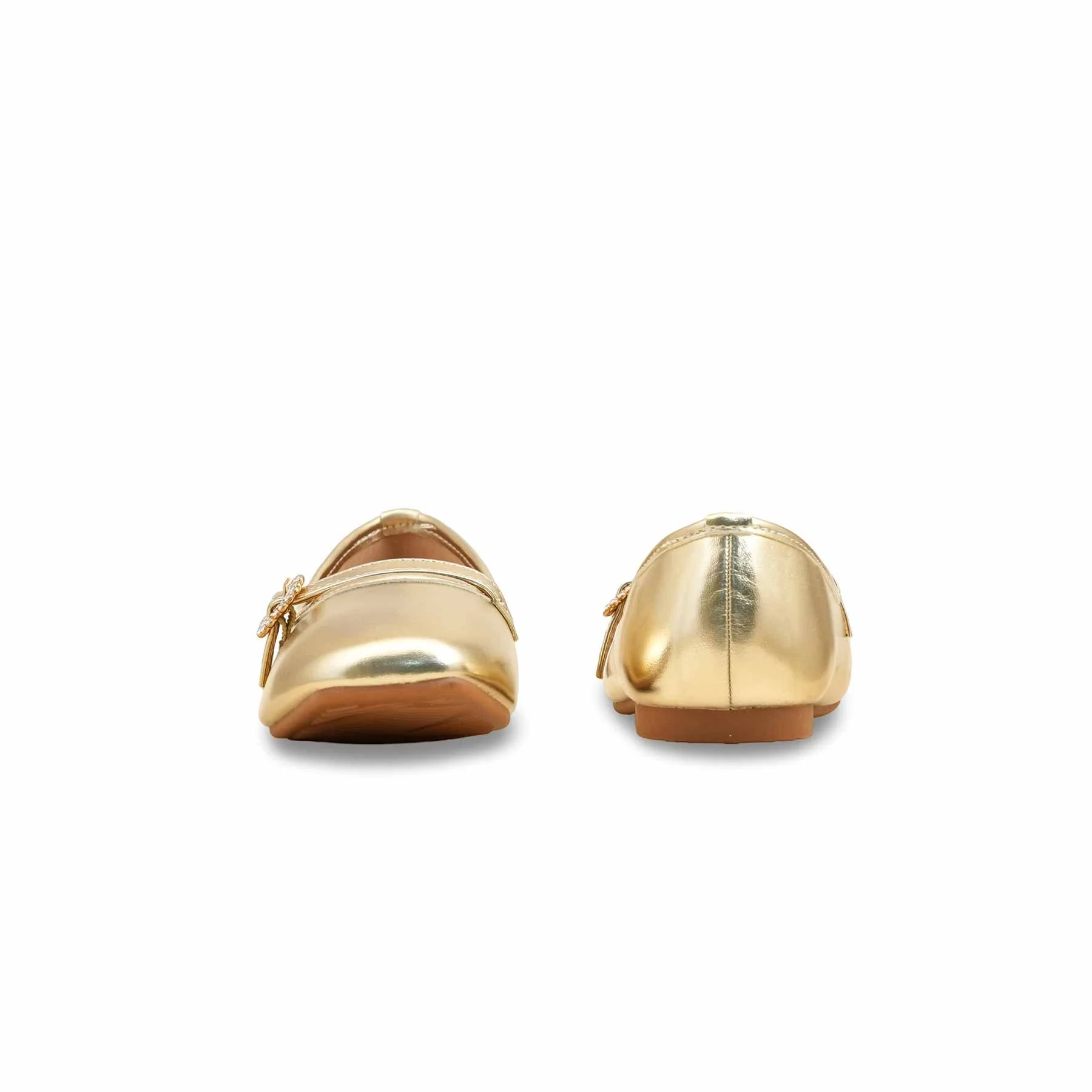 Girls Golden Casual Pumps KD2469 - Image 4