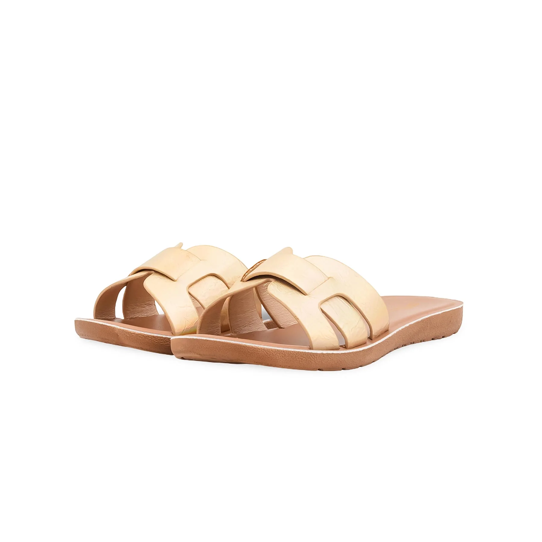 Girls Golden Casual Slipper KD2763 - Image 3