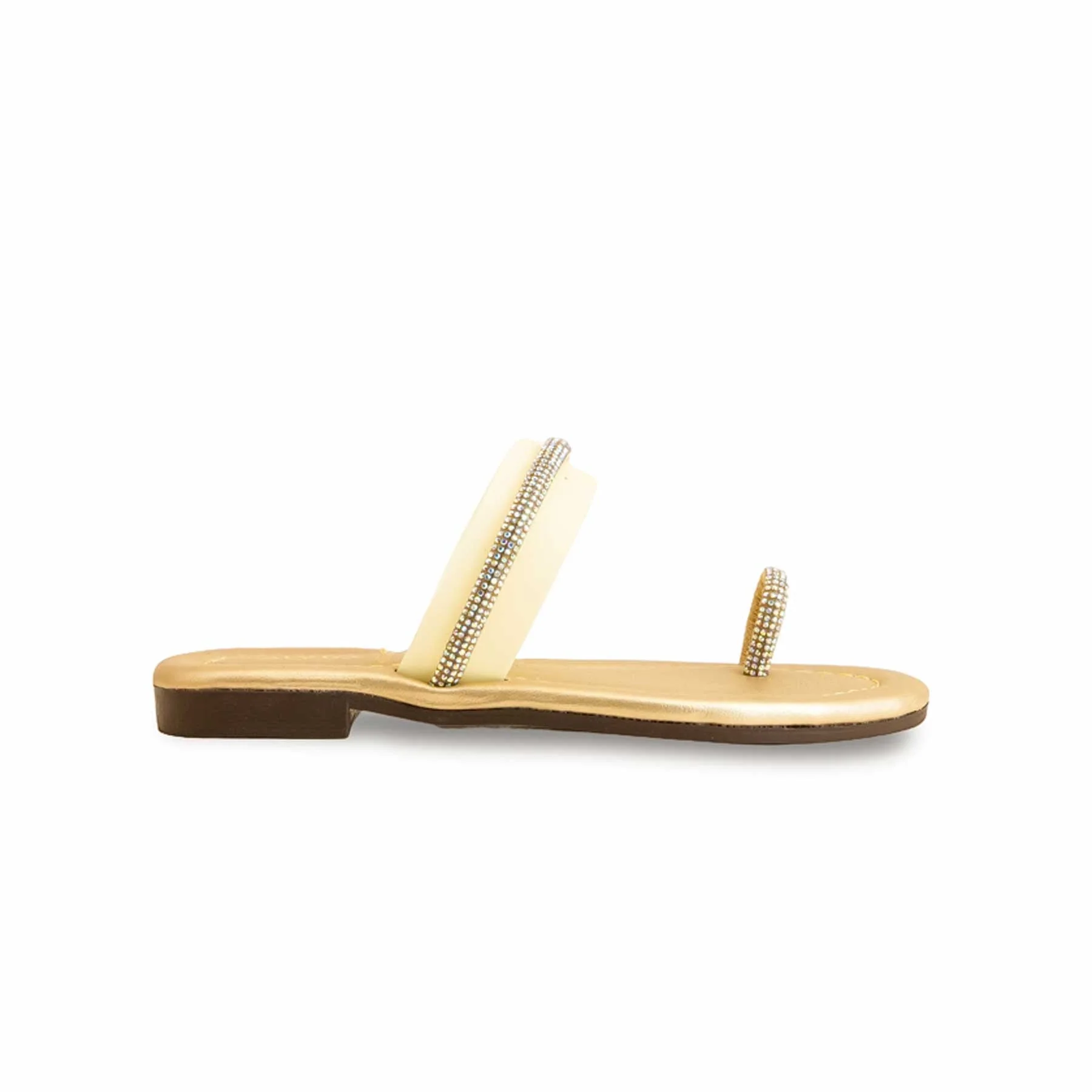 Girls Golden Casual Slipper KD5530 - Image 2