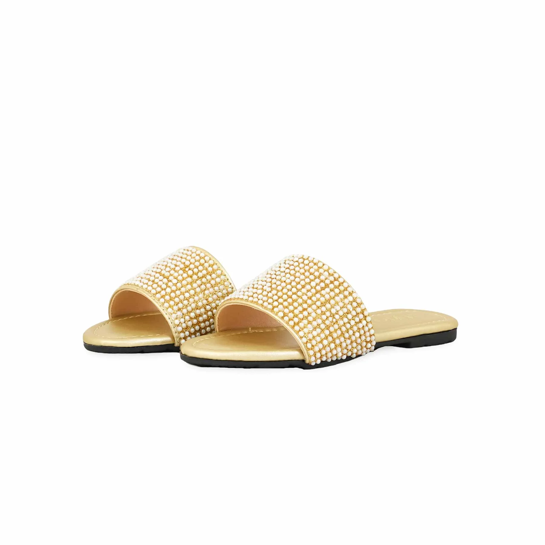 Girls Golden Casual Slipper KD5566 - Image 3