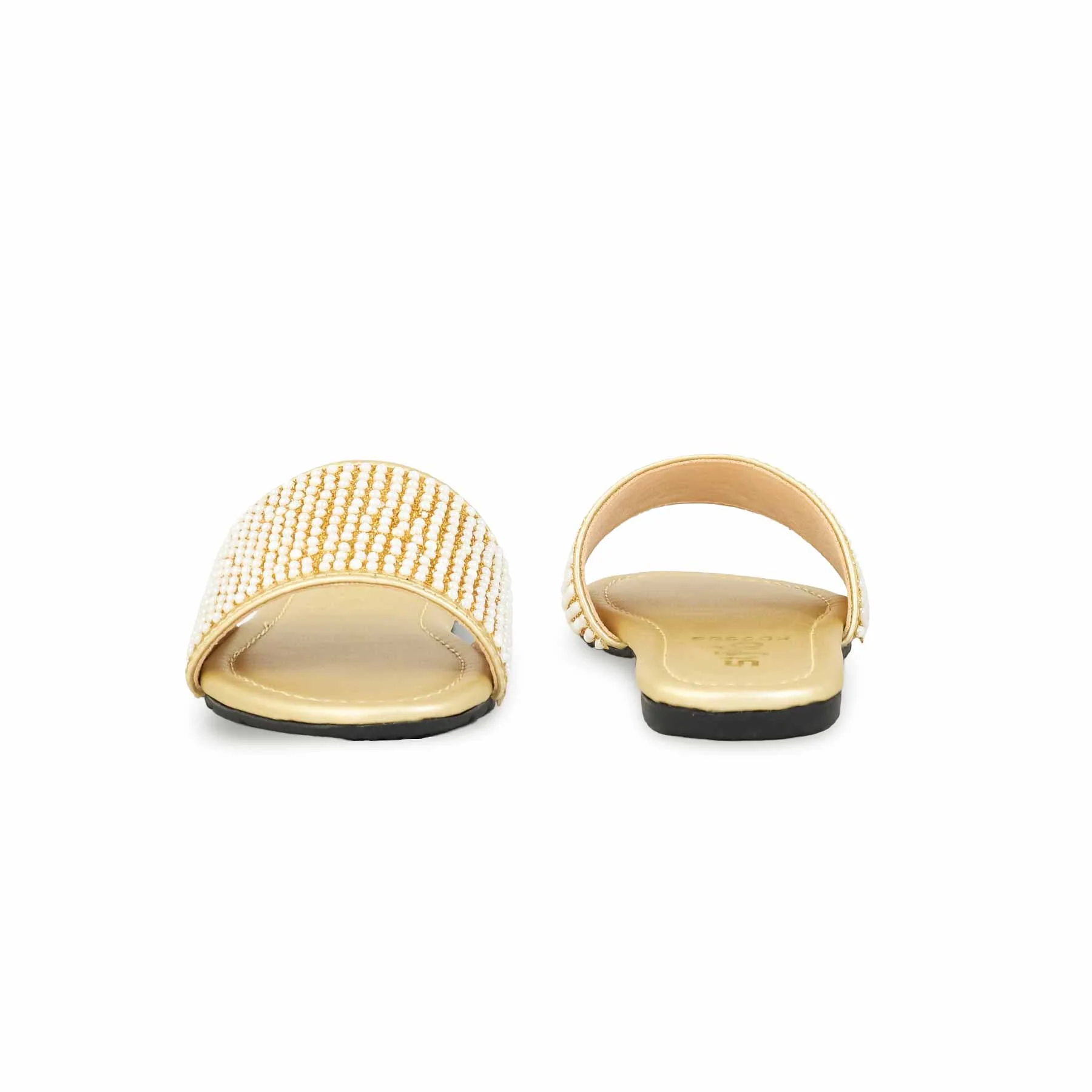 Girls Golden Casual Slipper KD5566 - Image 4