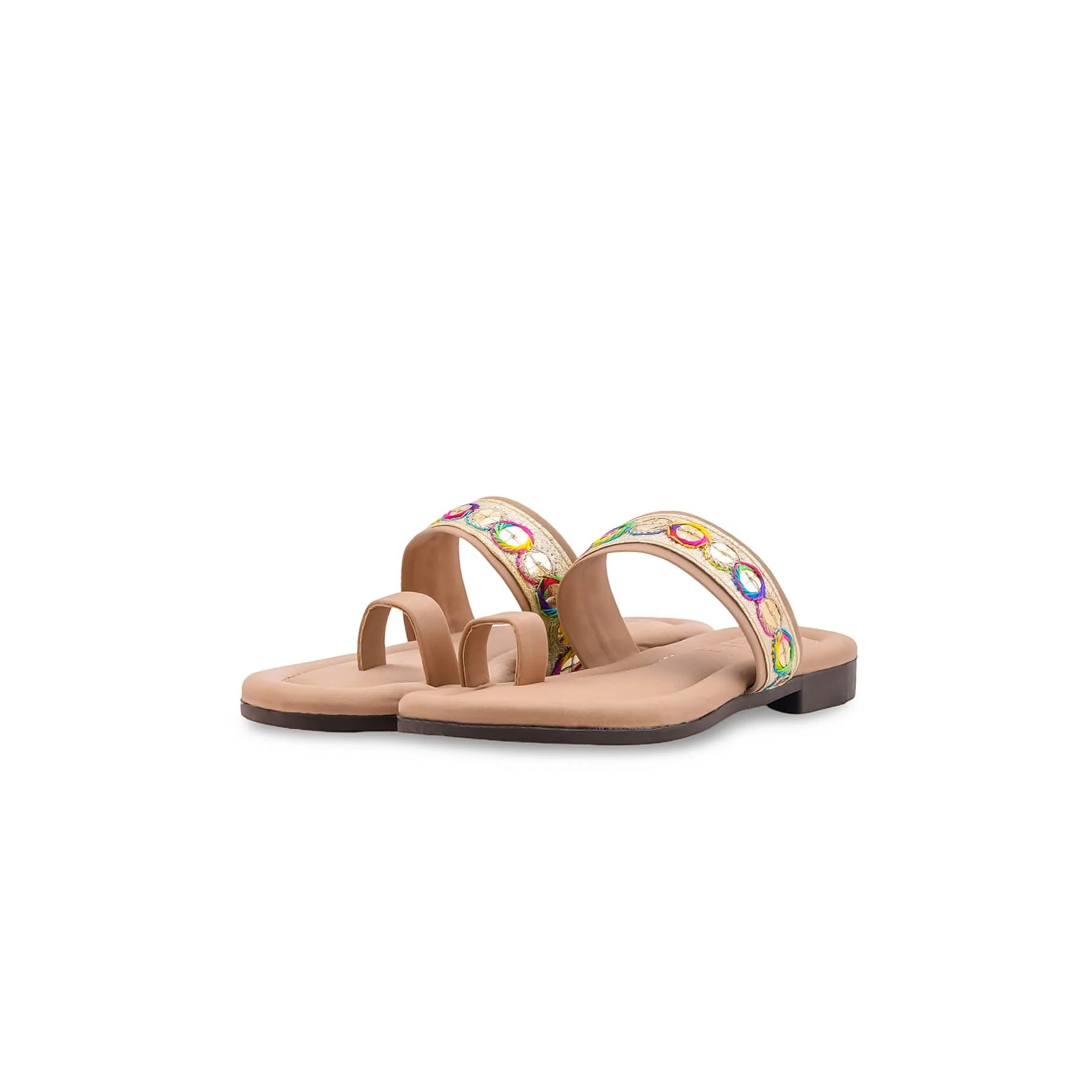 Girls Golden Casual Slipper KD5921 - Image 4