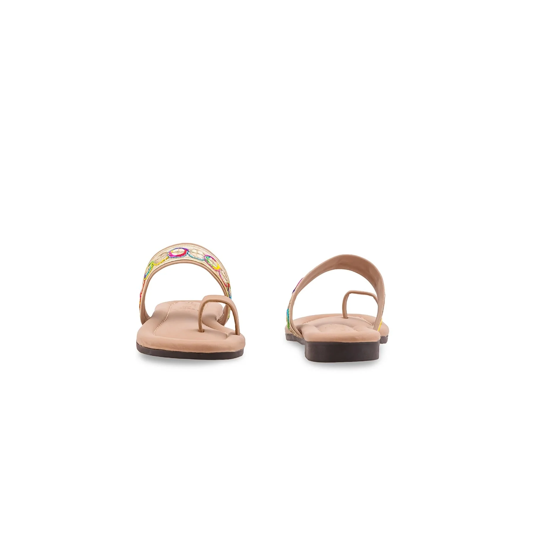 Girls Golden Casual Slipper KD5921 - Image 5