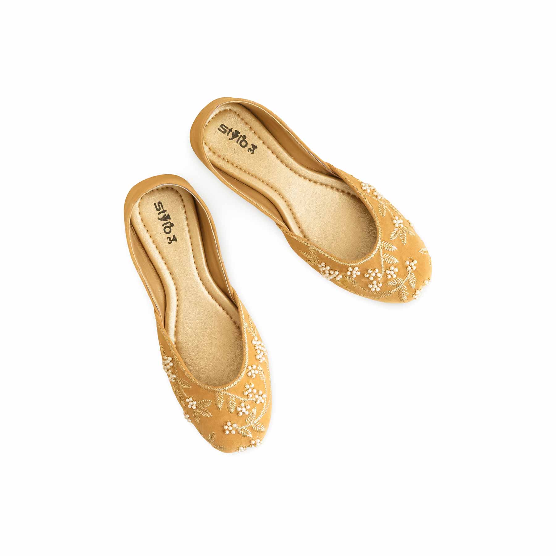 Girls Golden Fancy Khussa KD2251 - Image 5