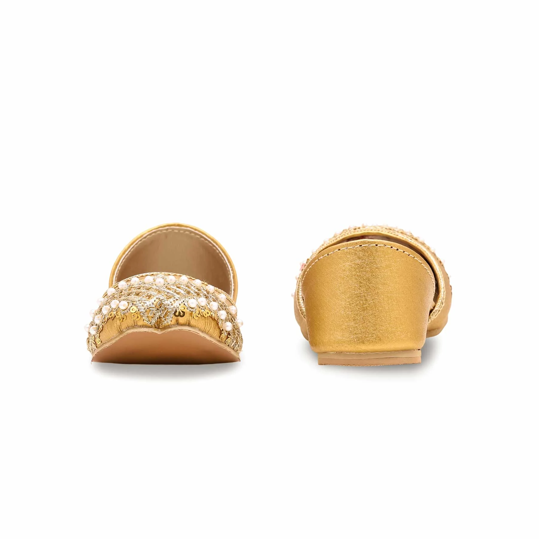 Girls Golden Fancy Khussa KD2252 - Image 3