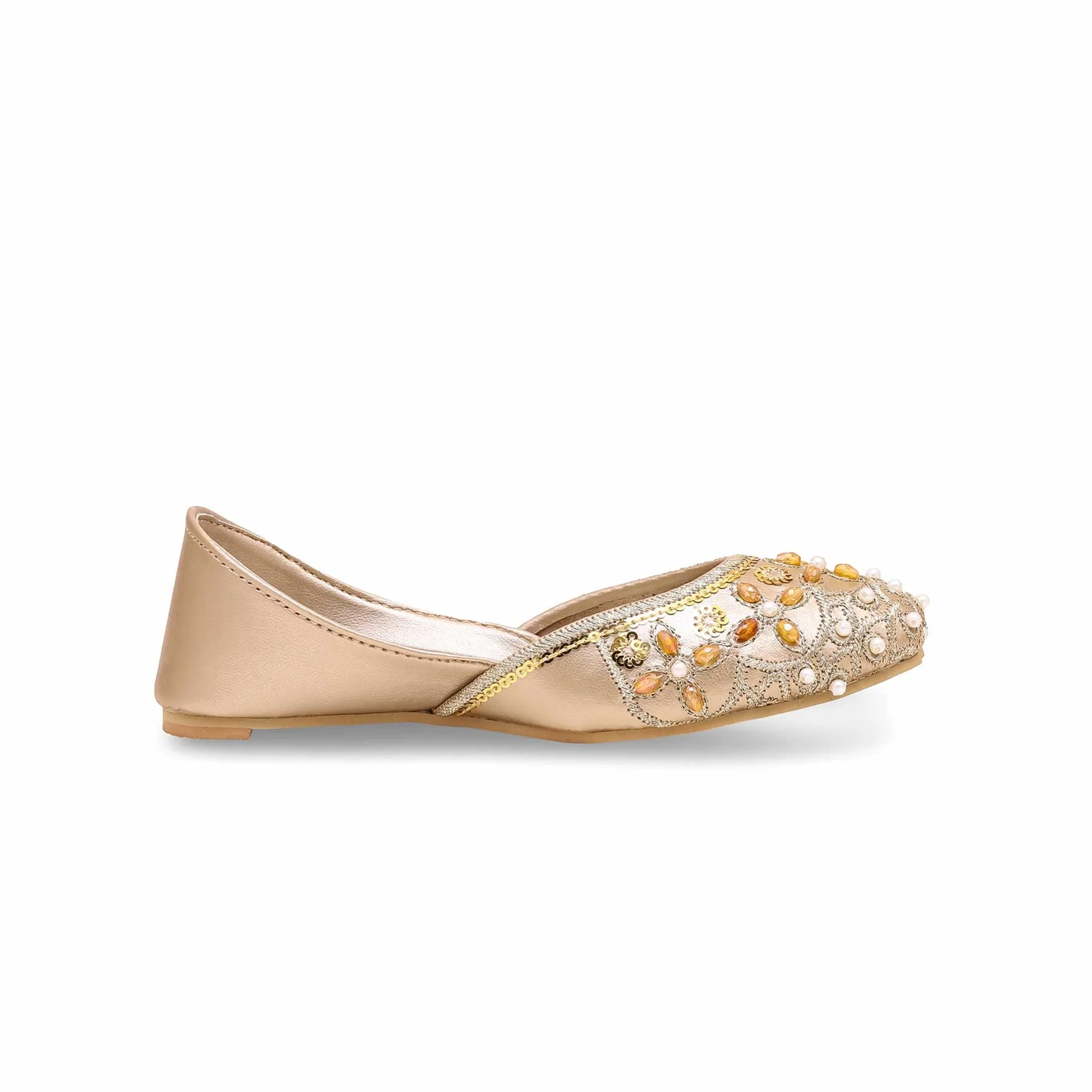 Girls Golden Fancy Khussa KD2254